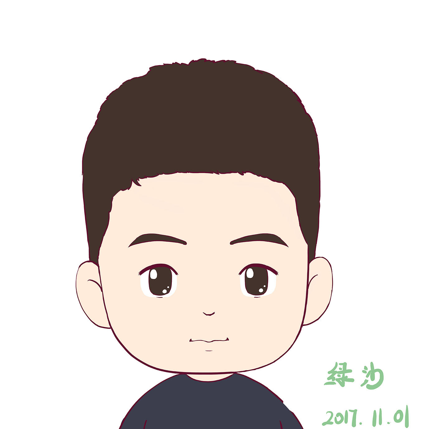 萌系人物卡通画像