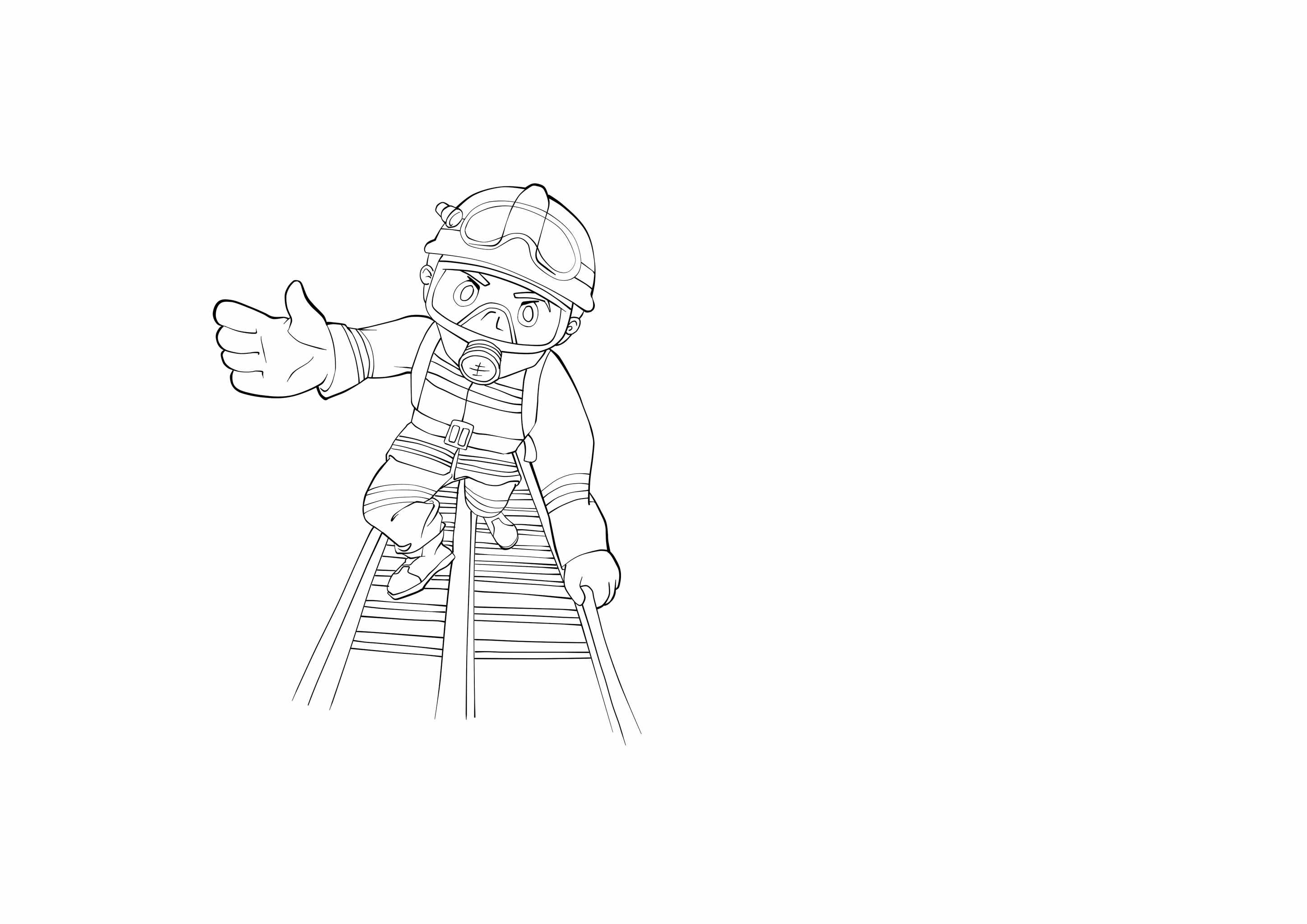 最帅逆行者 消防员卡通形象设计