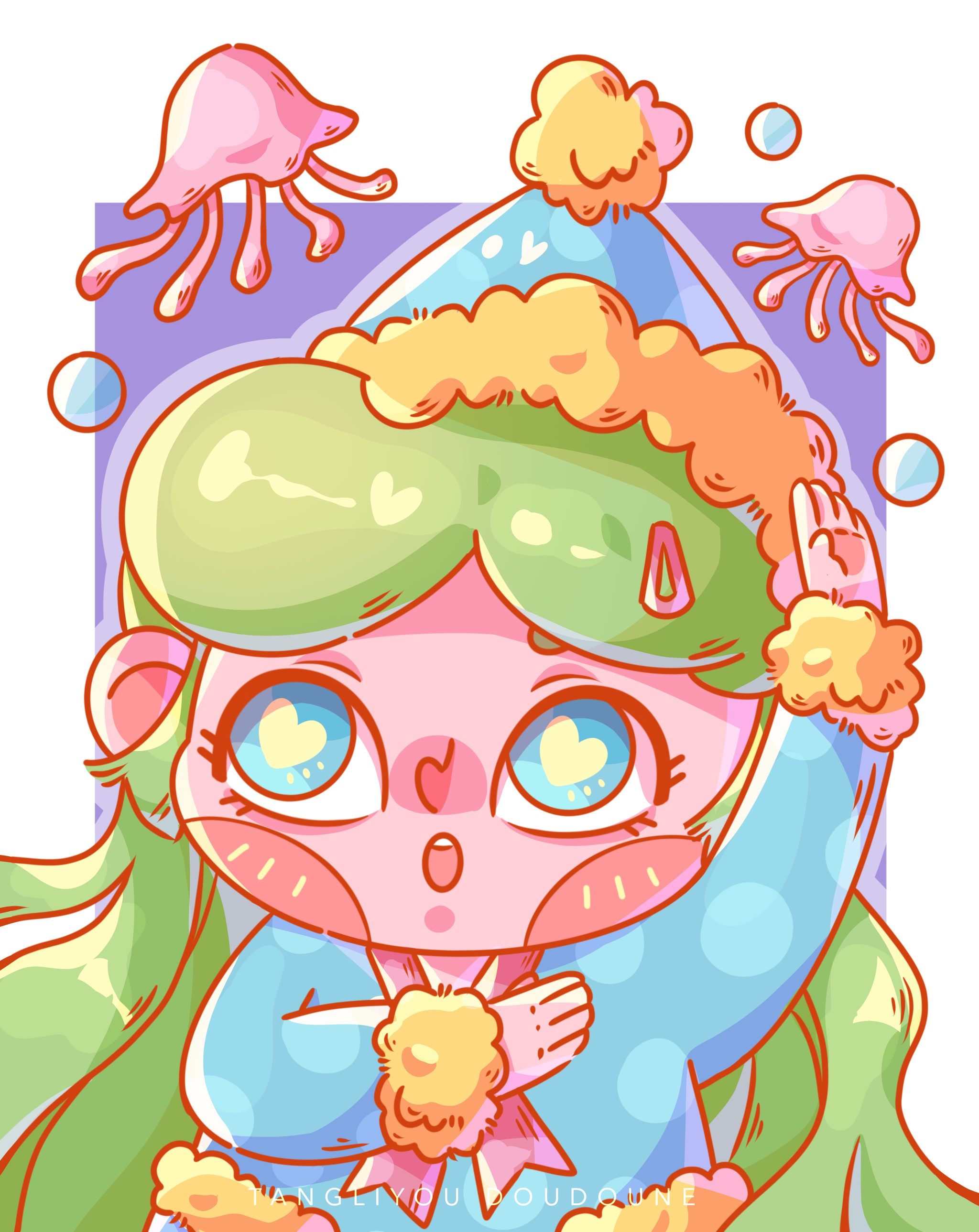 豆豆和他的朋友们 | 儿童插画