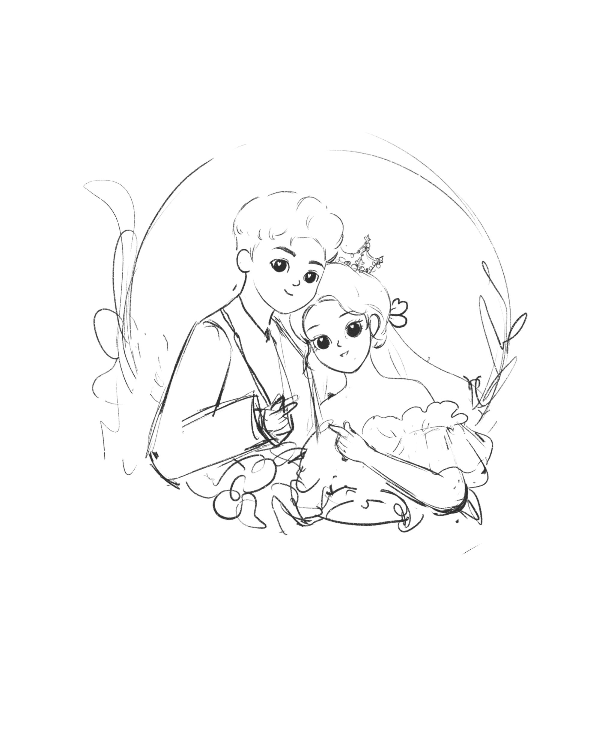 结婚小贺卡-比心