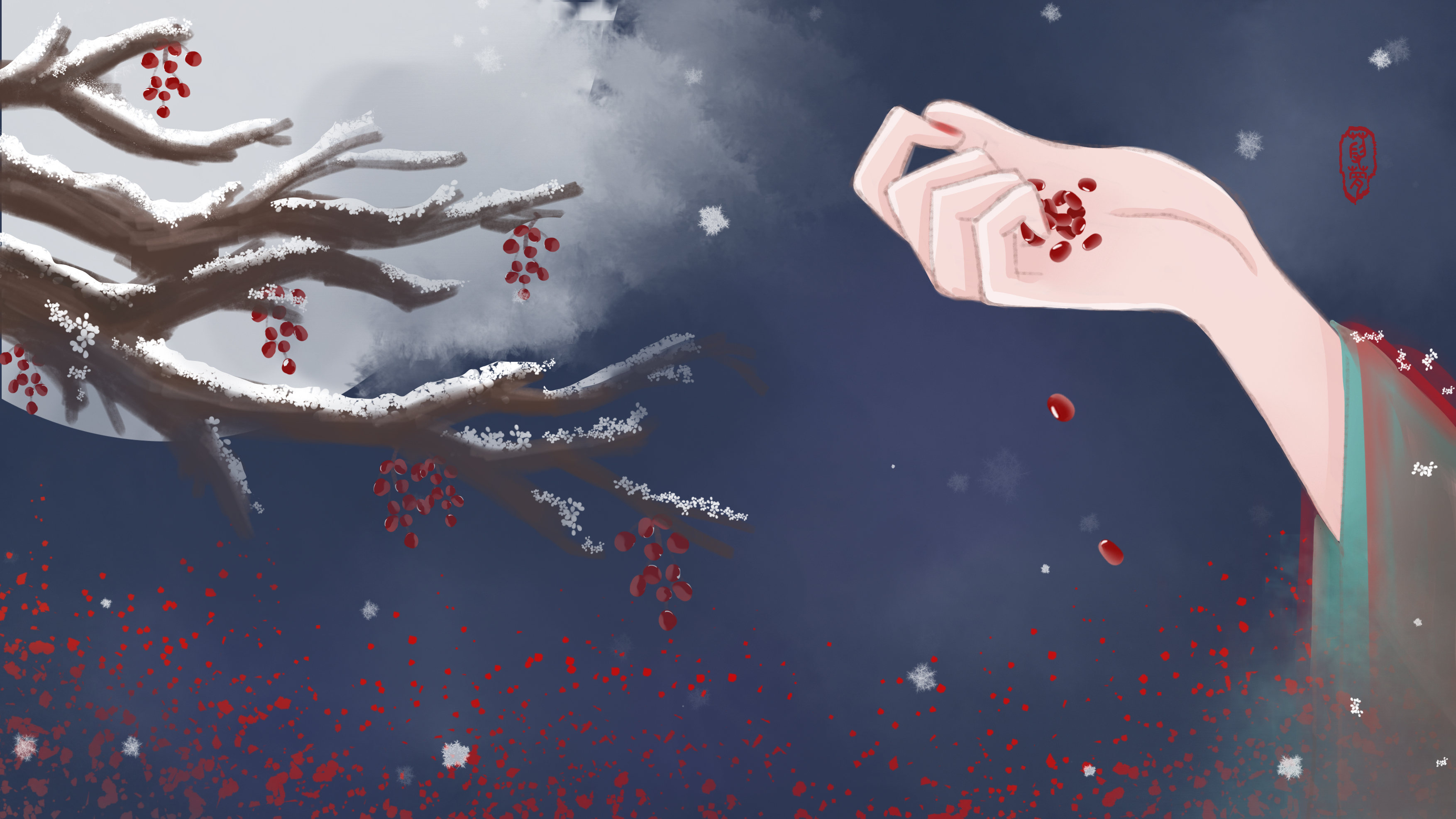 相思- 月半宠 - 原创作品 - 视觉中国(shijueme)