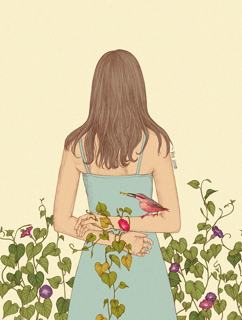 韩国插画师heojiseon的插画欣赏