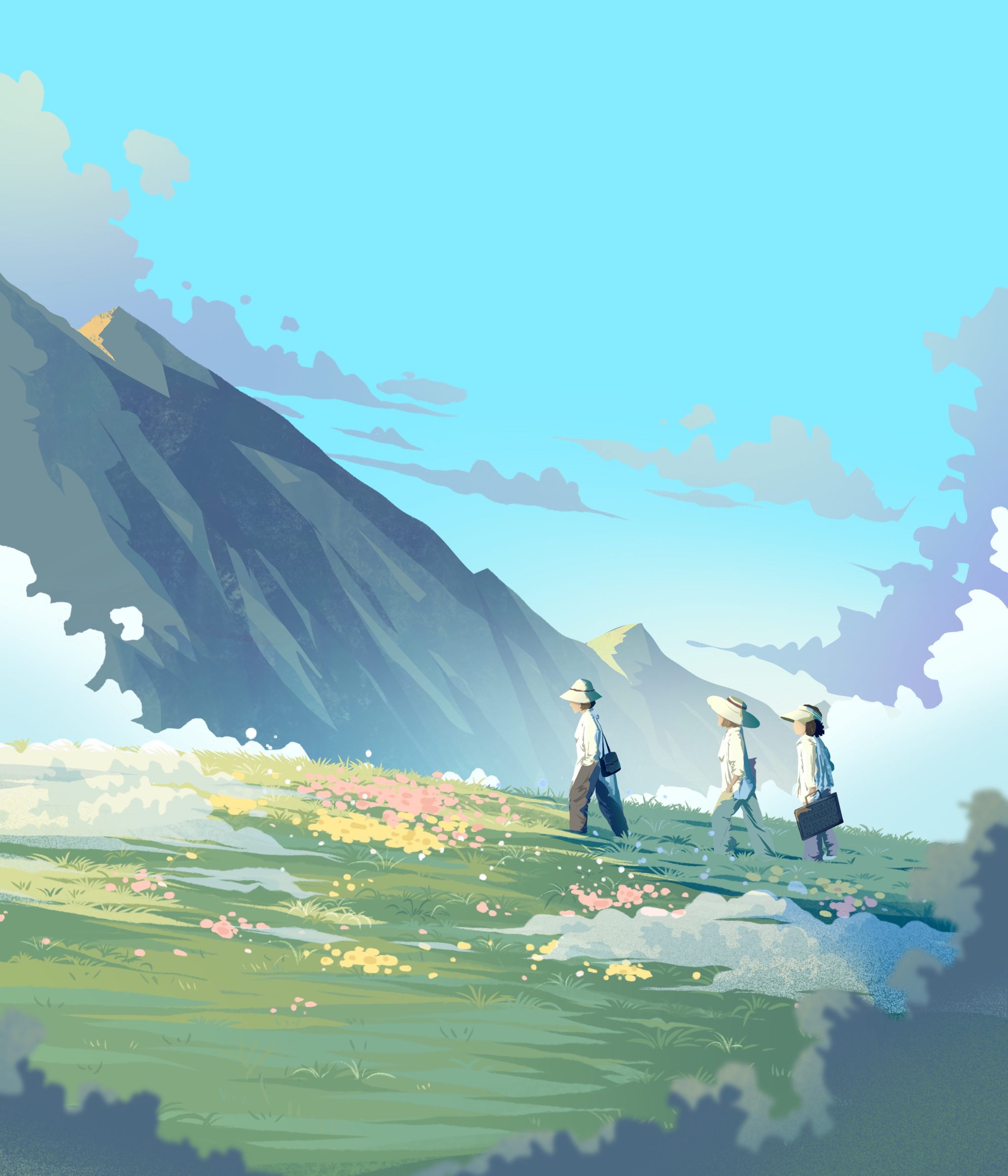 场景速涂,来场旅行