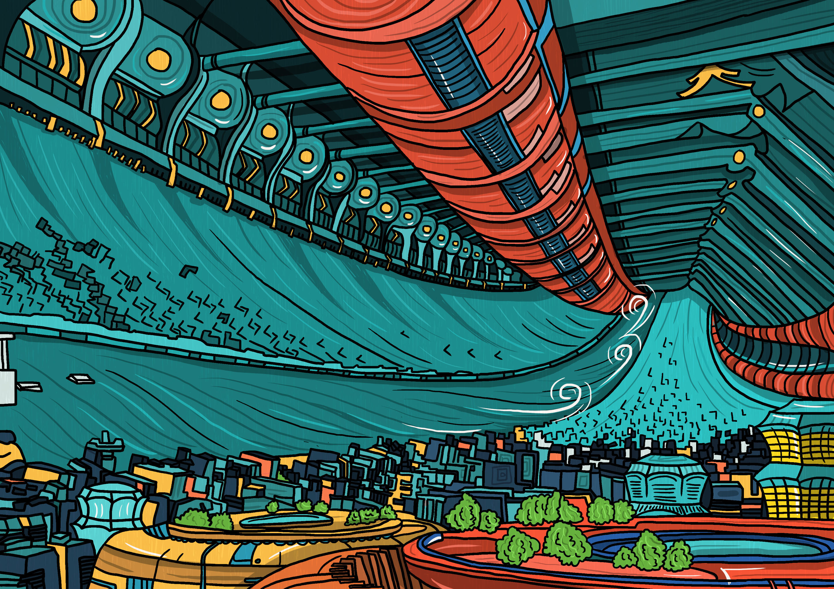 未来城市区域界线