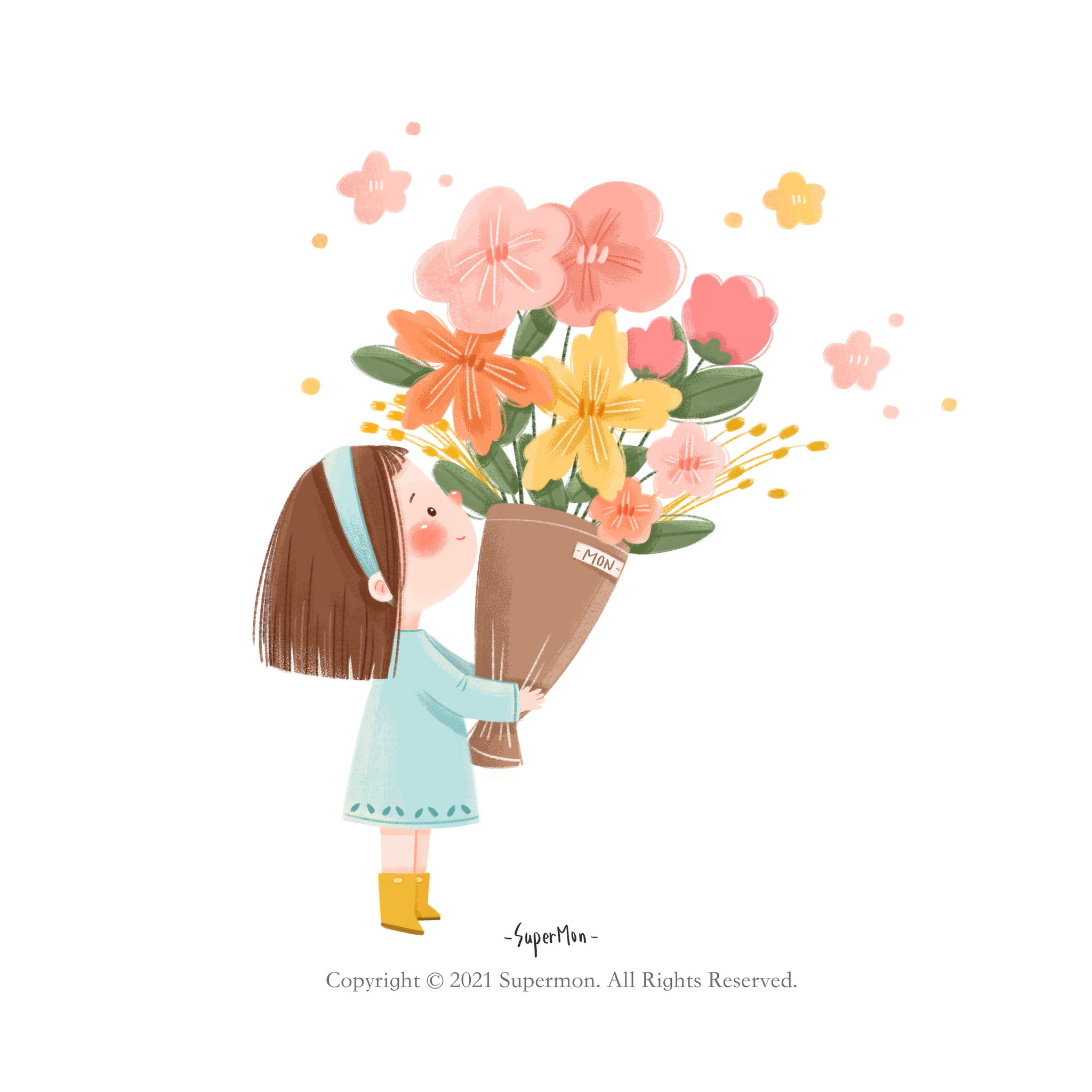 我的心中每天开出一朵花