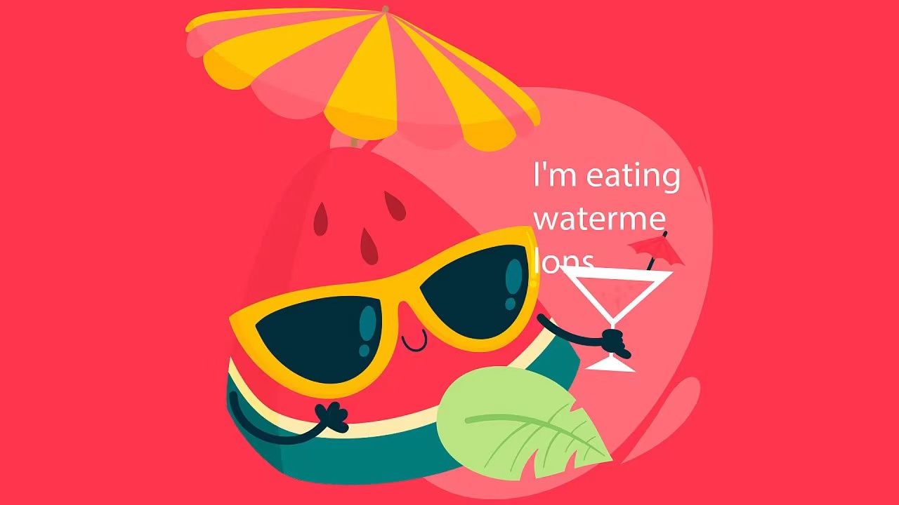 可爱矢量ai水果插画