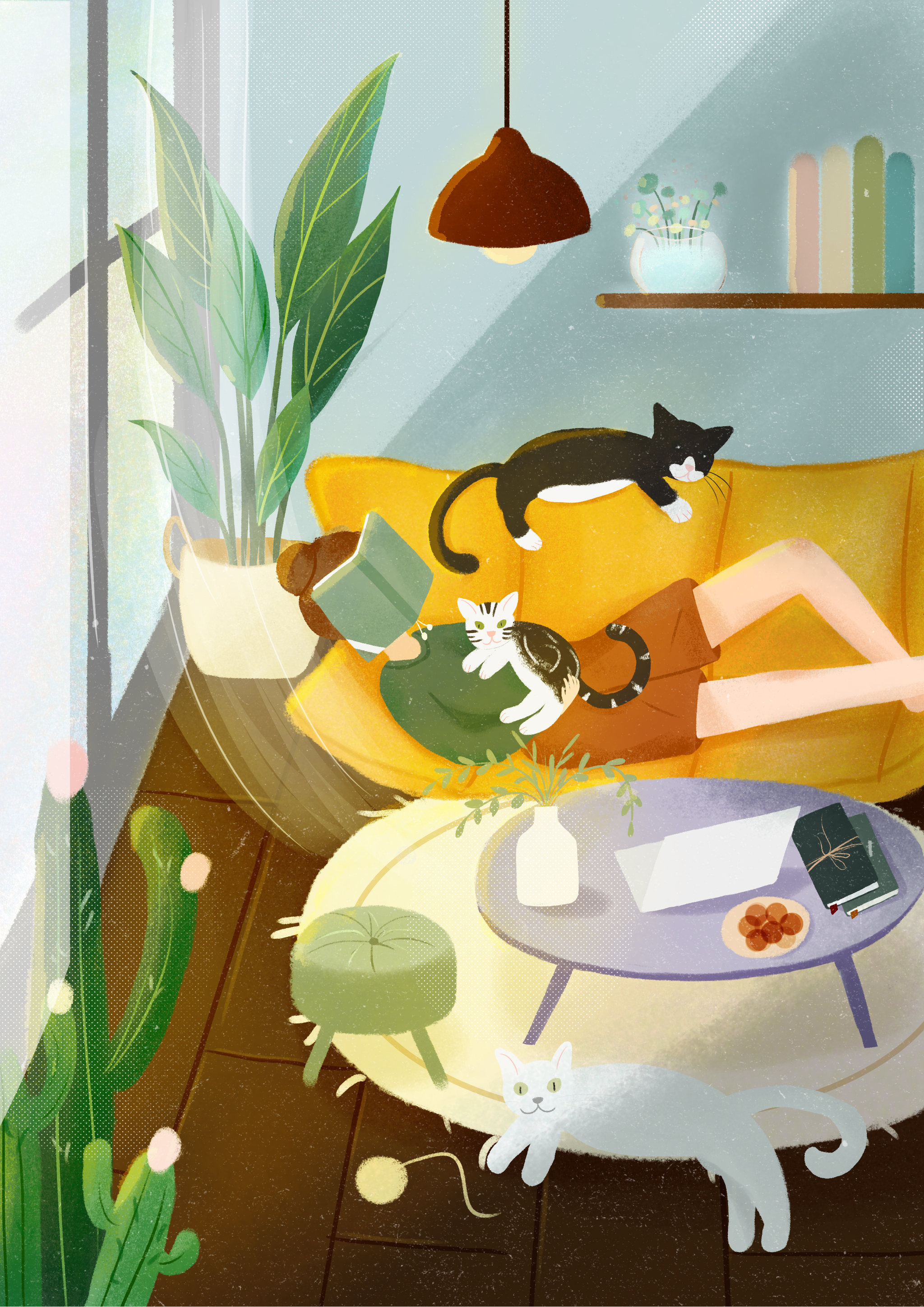 原创插画|午后时光