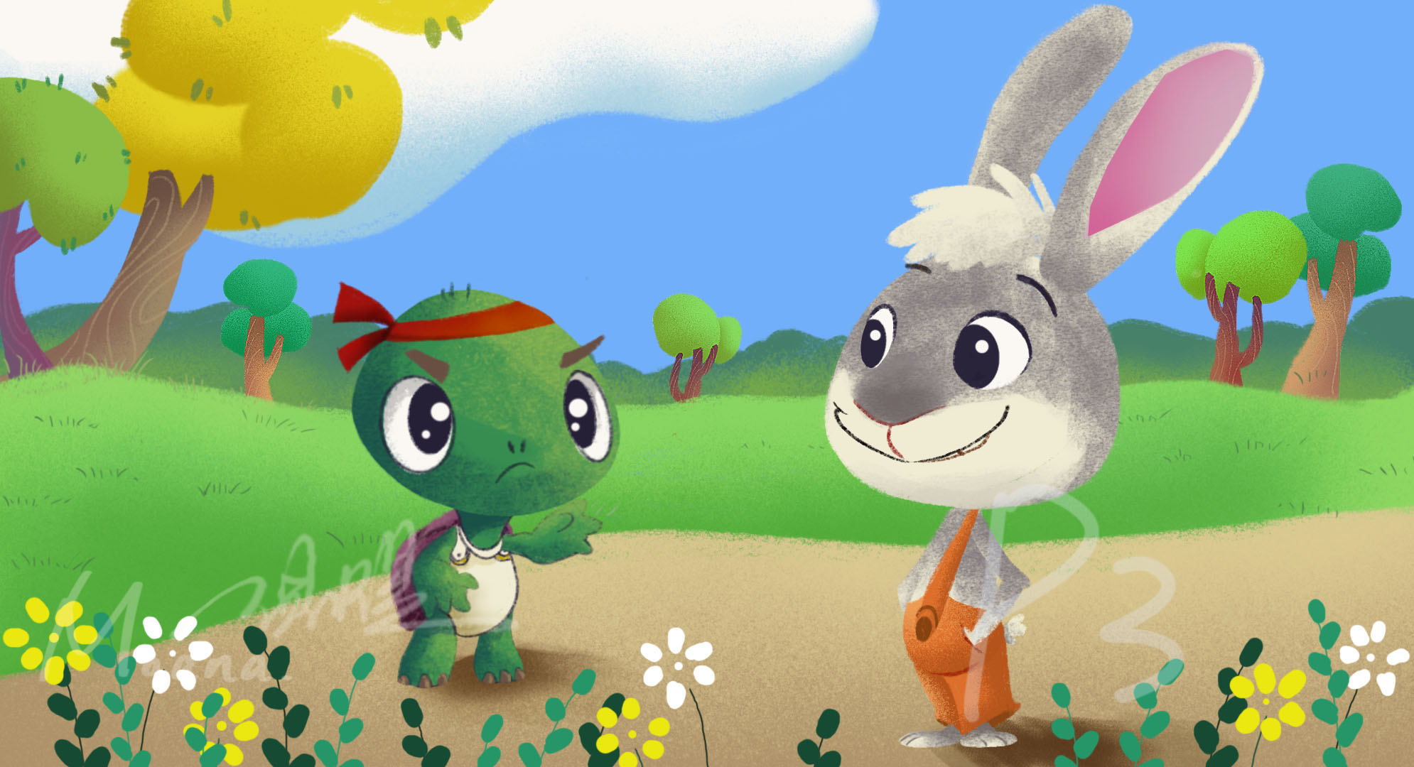 龟兔赛跑 - 琪煜moana - 原创作品 - 视觉中国(shijueme)