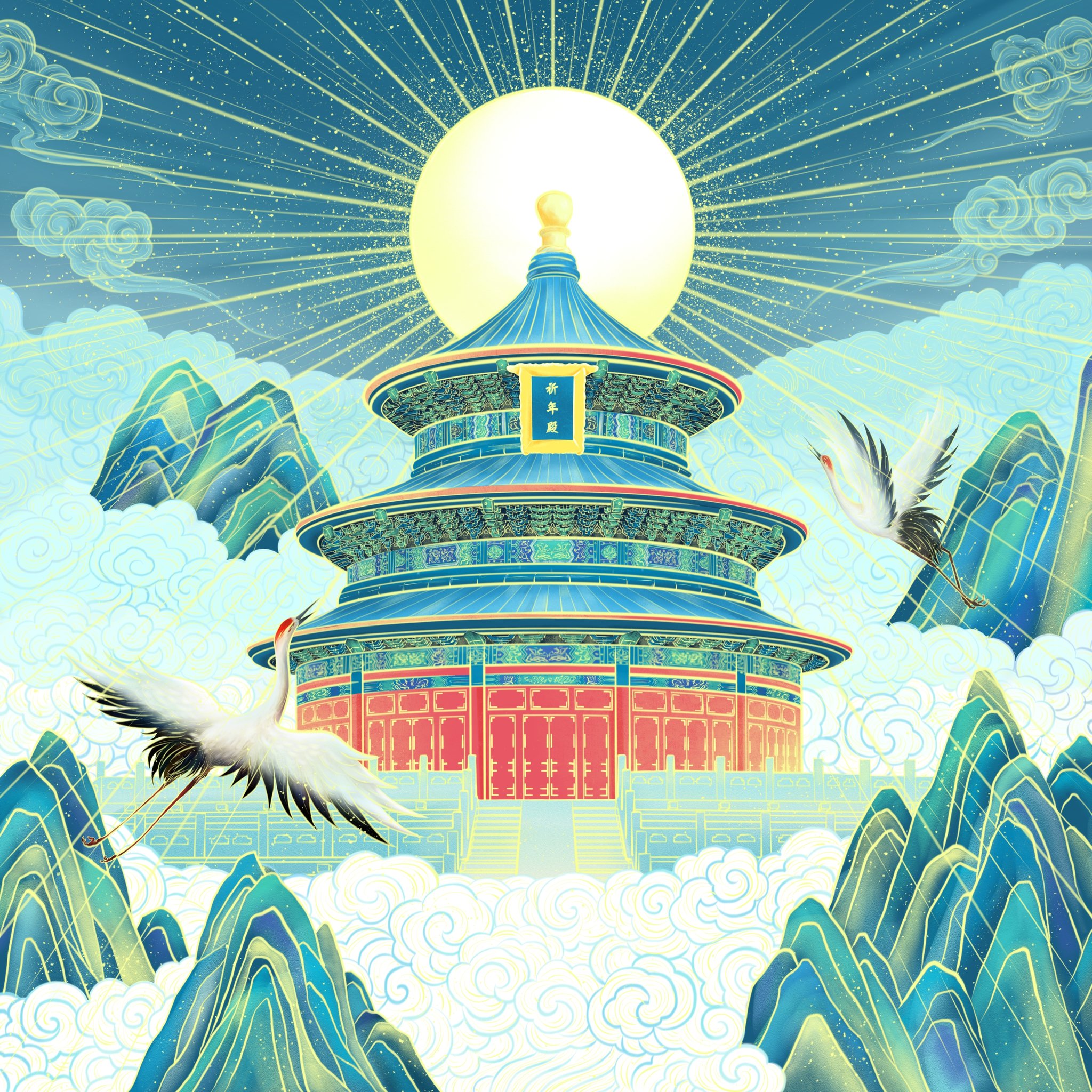 遇见最美天坛——祈 - 岛 - 原创作品 - 视觉中国(shijueme)