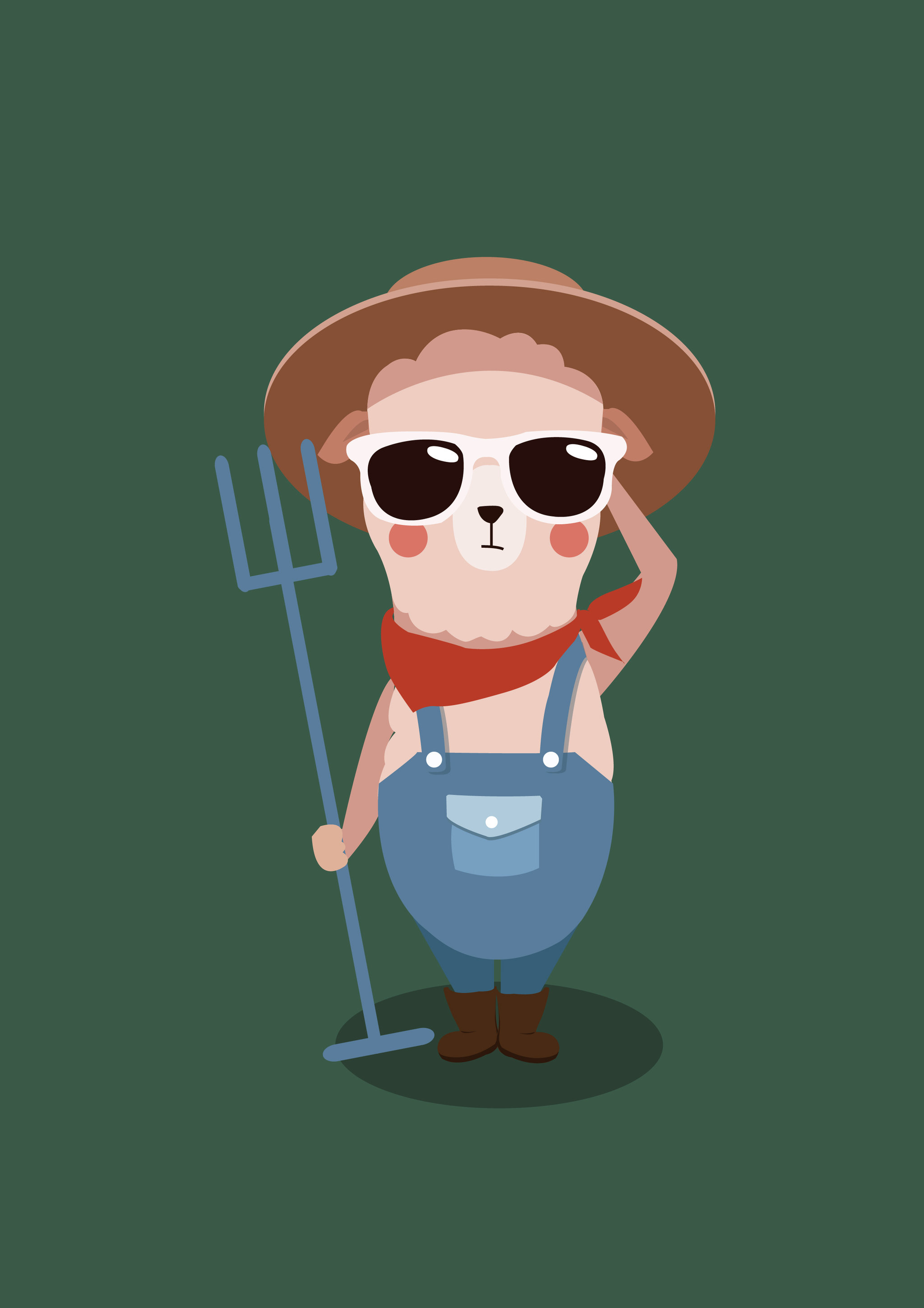 呆萌羊驼 - 朱西米x - 原创作品 - 视觉中国(shijueme)