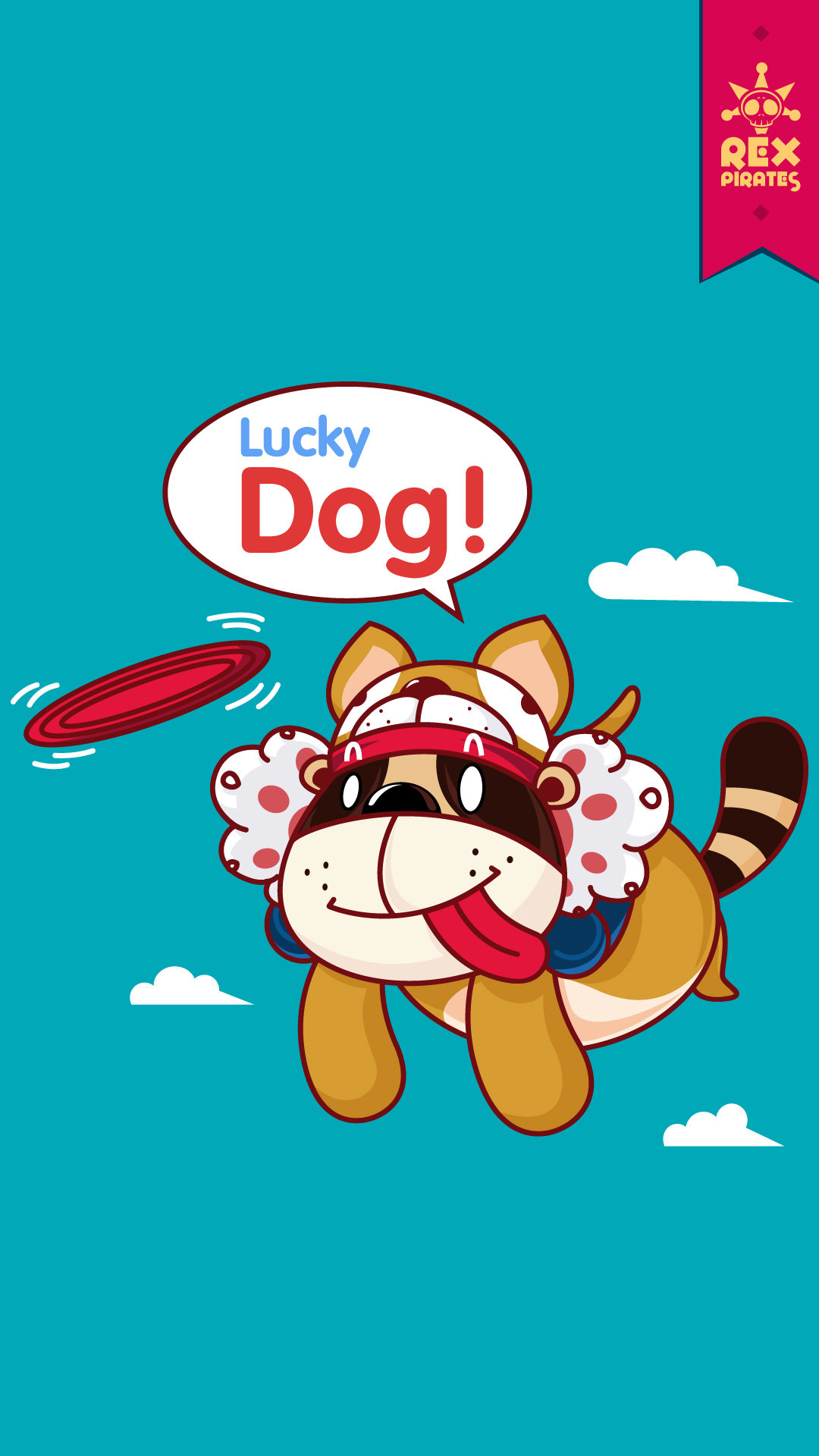 lucky dog!雷克斯海盗团十二生肖手机壁纸 之狗