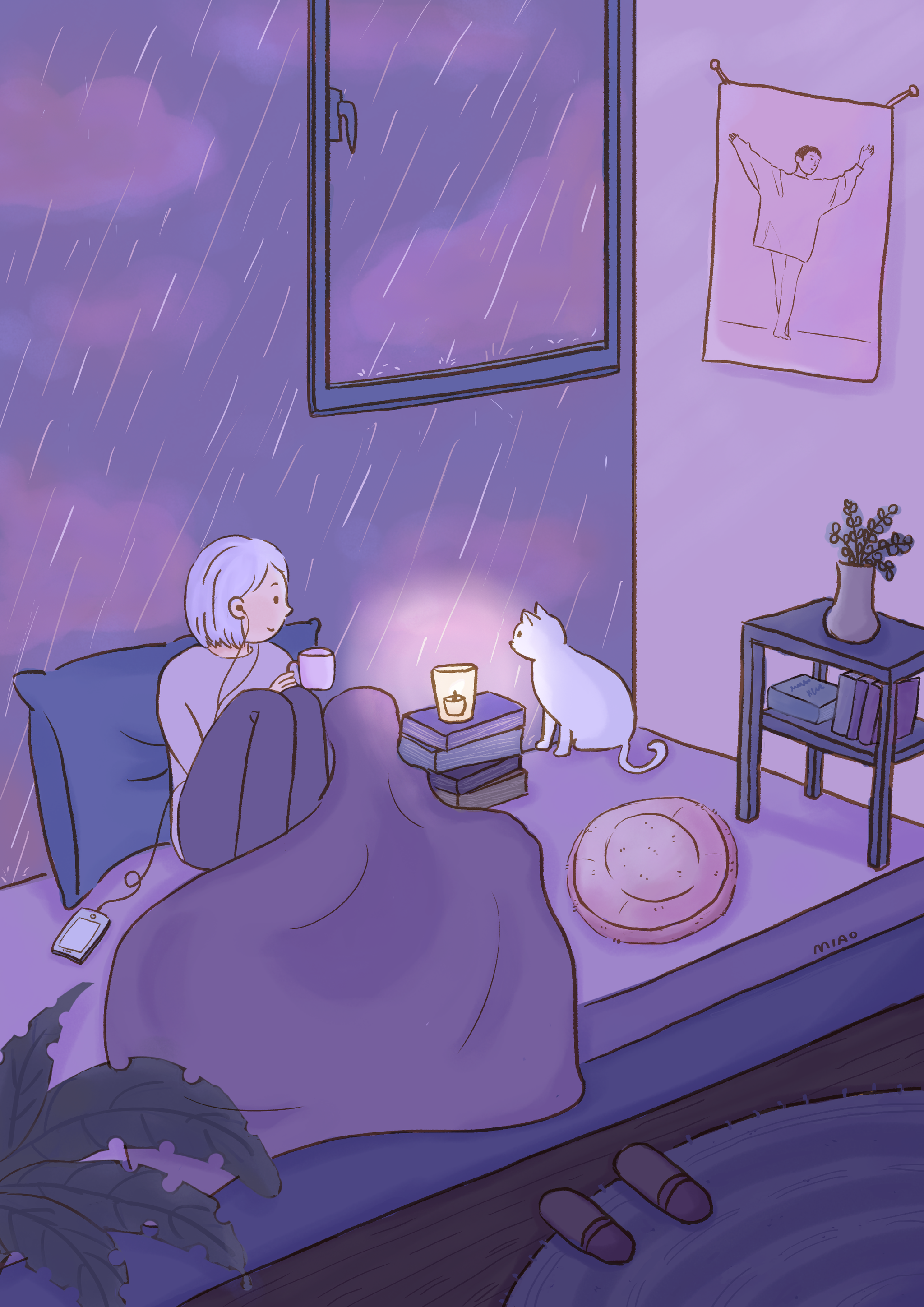 独居少女日常 - miaoblue喵布六 - 原创作品 - 视觉中国(shijueme)