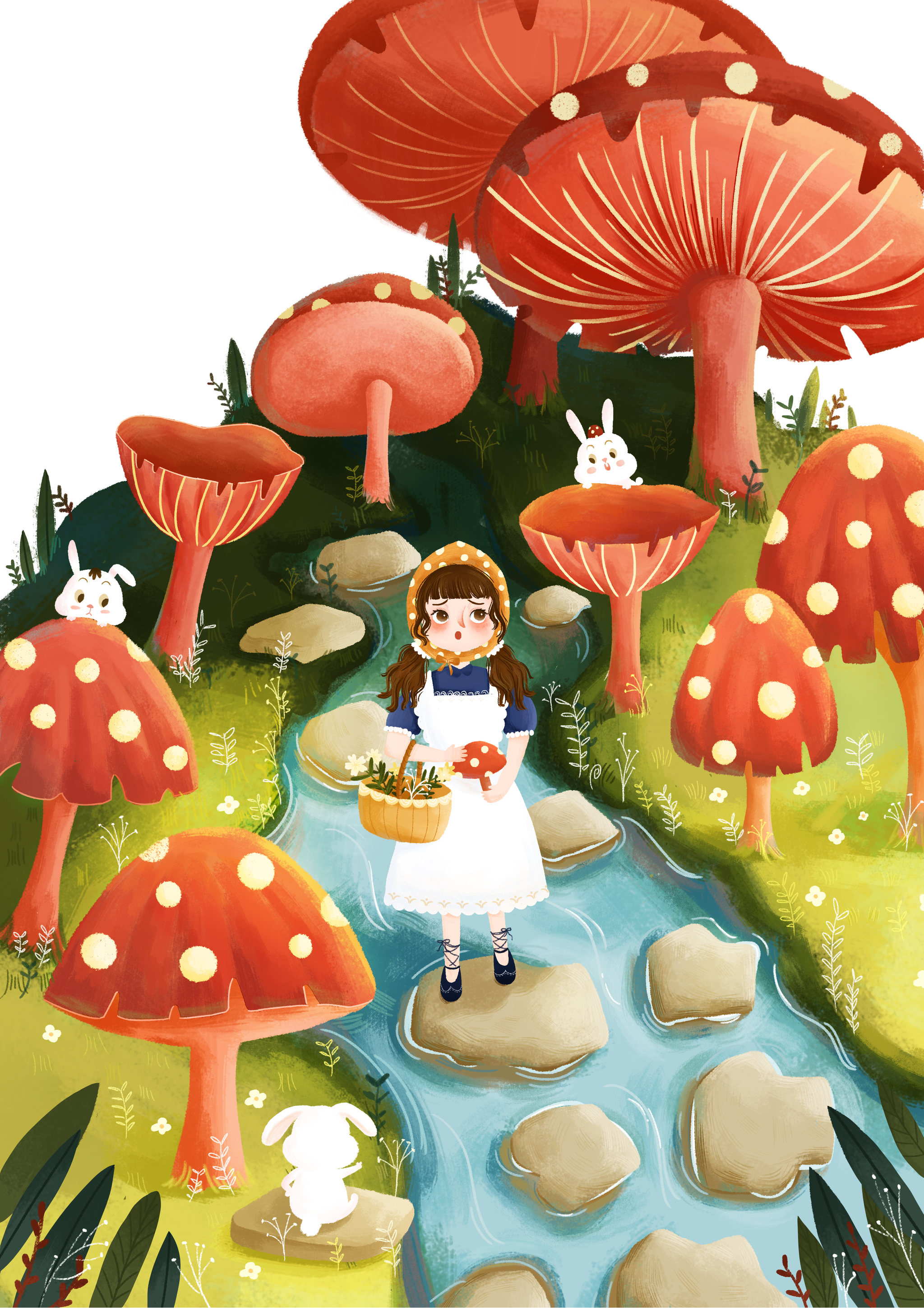 绘本风场景插画