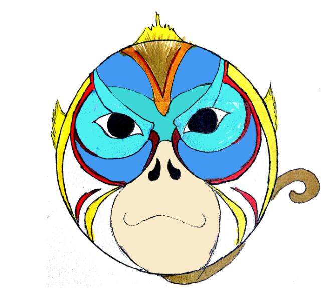 仿生动物的脸谱王桦楠