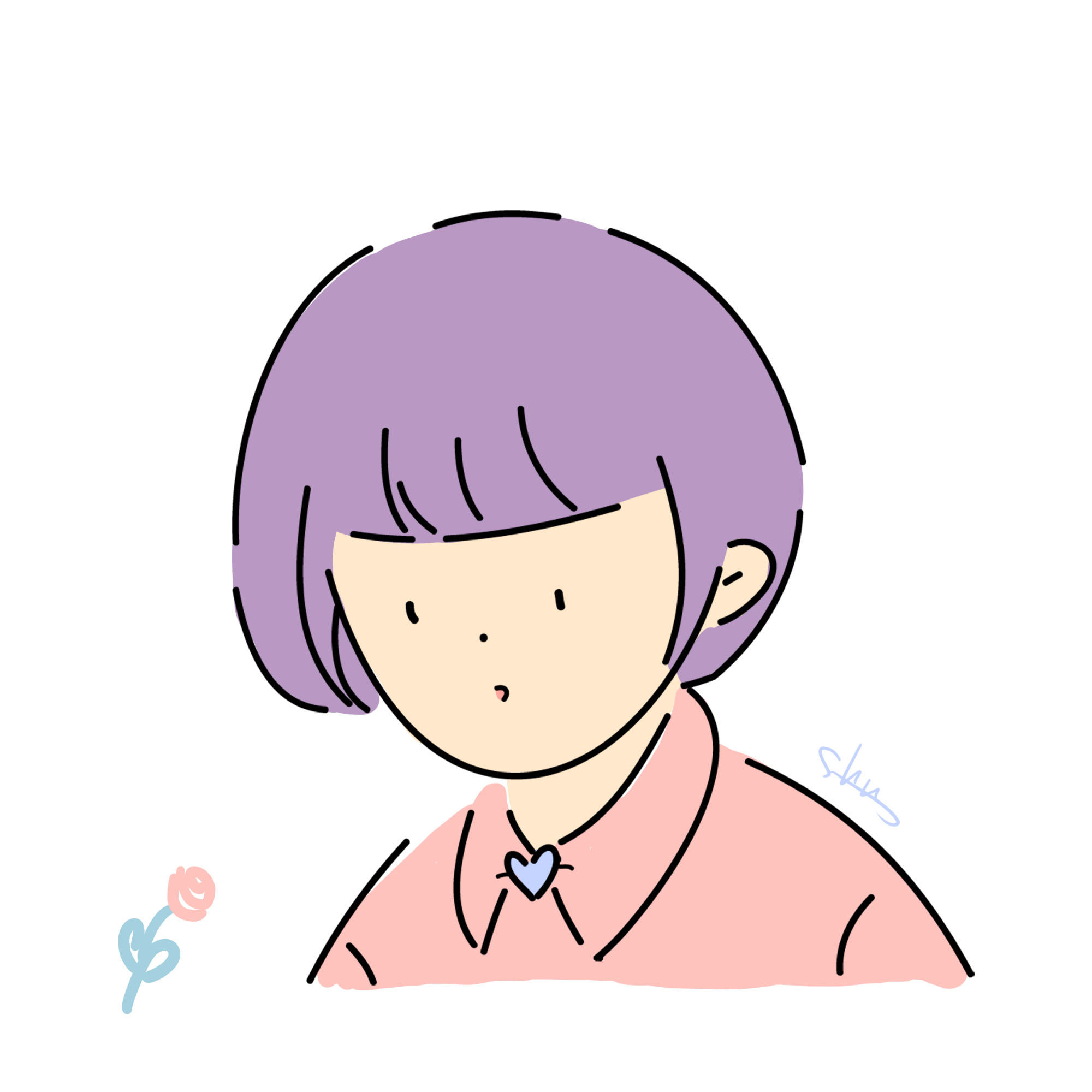 可爱头像插画2
