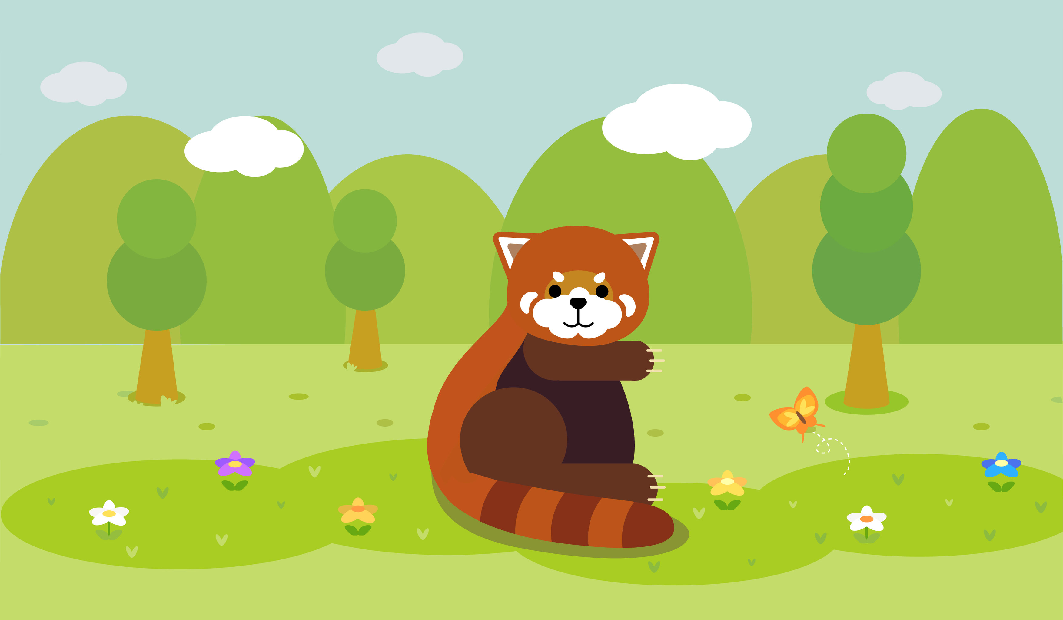 小熊猫的森林冒险