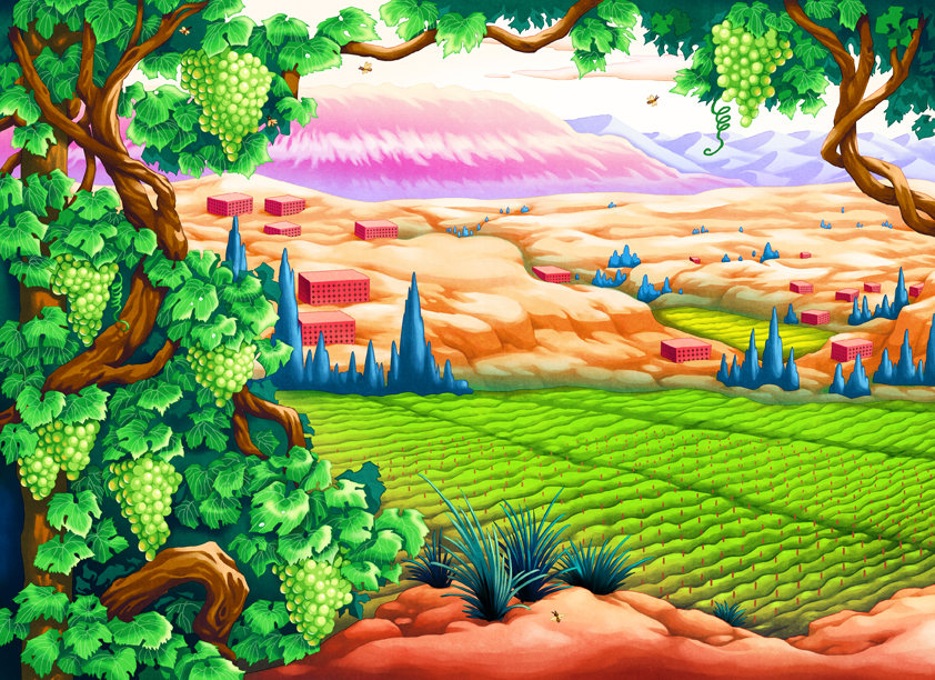 葡萄沟,是火洲的"桃花源".