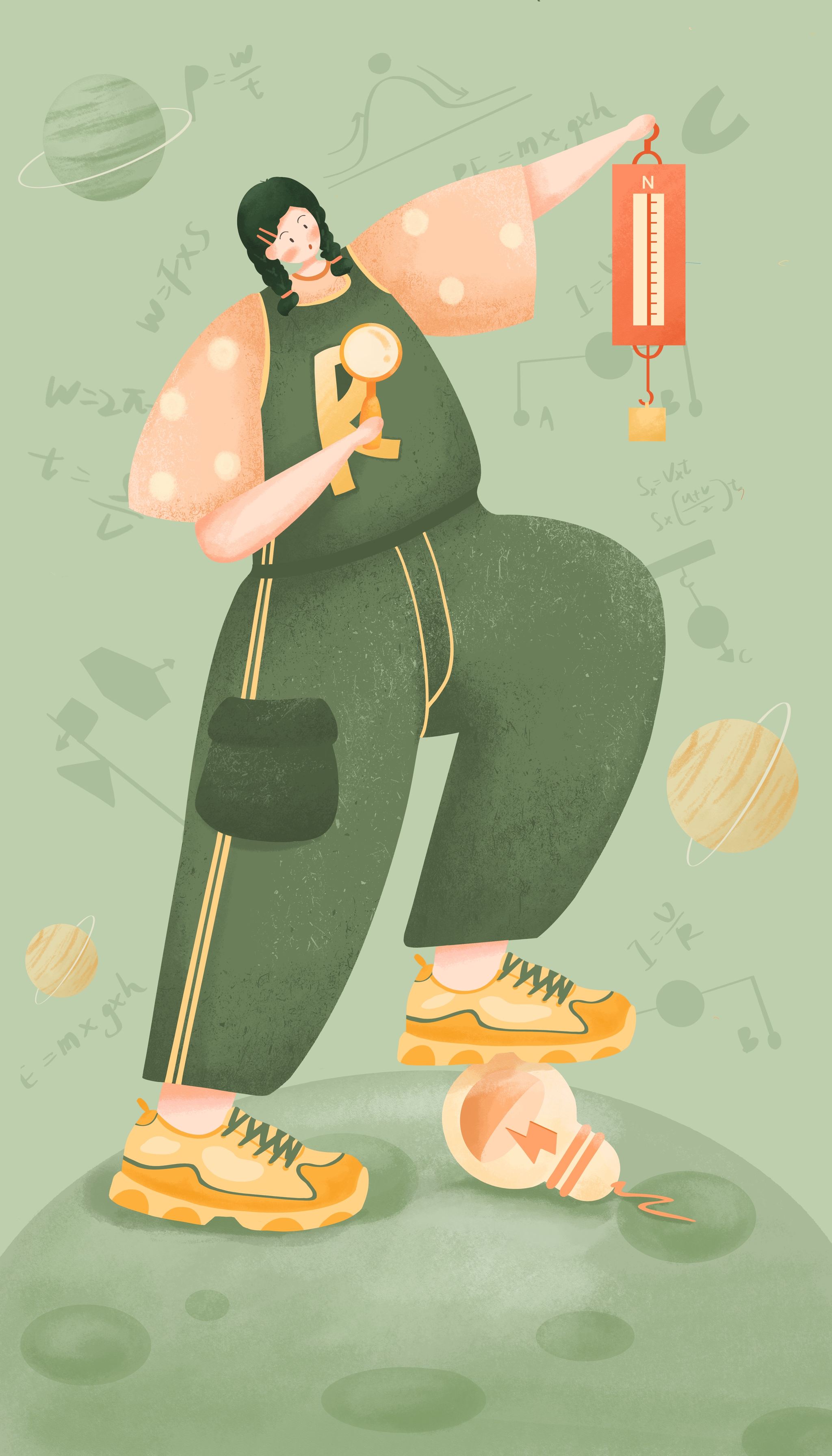 原创插画 / 扁平人物总结