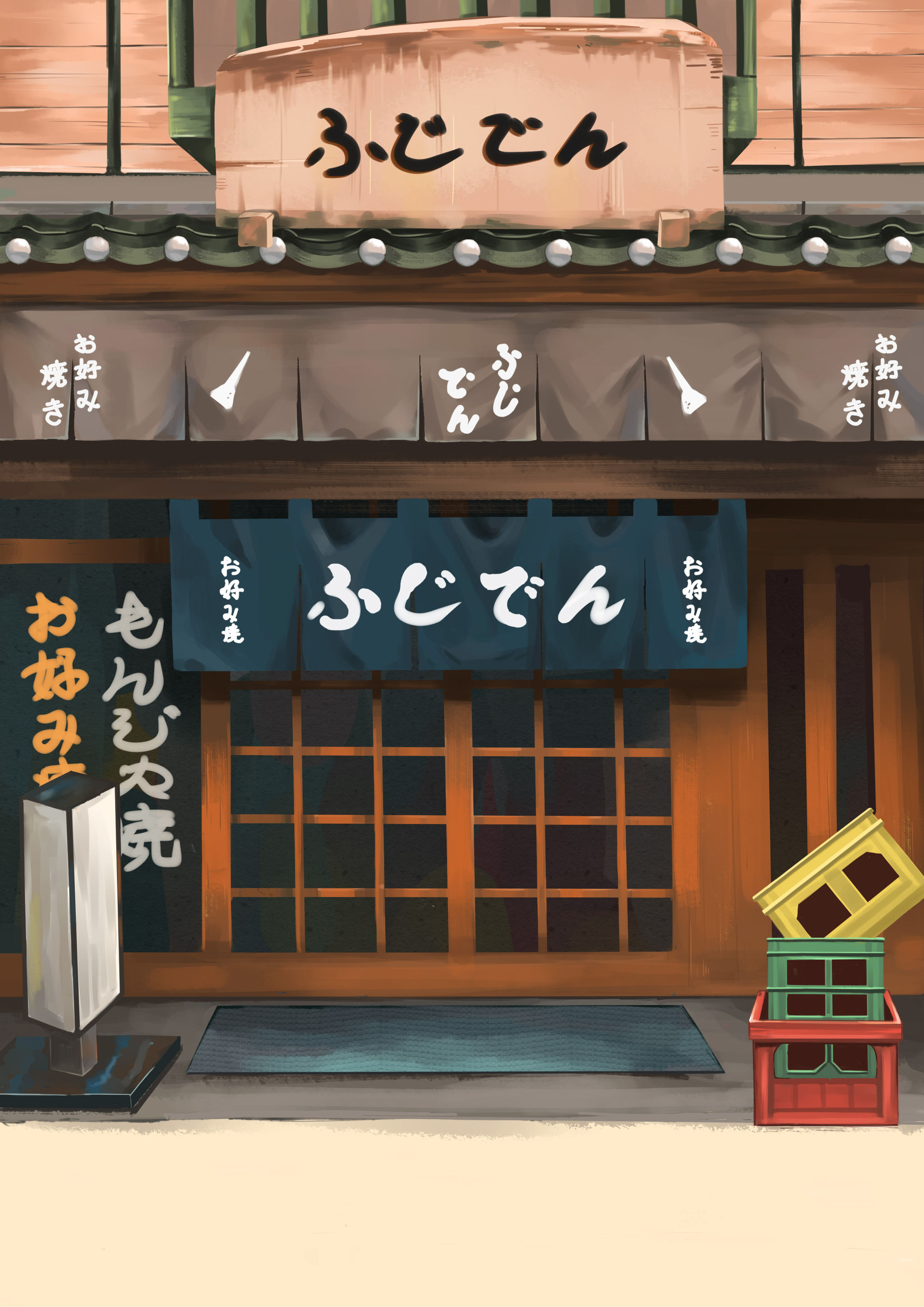 一间日式小店铺