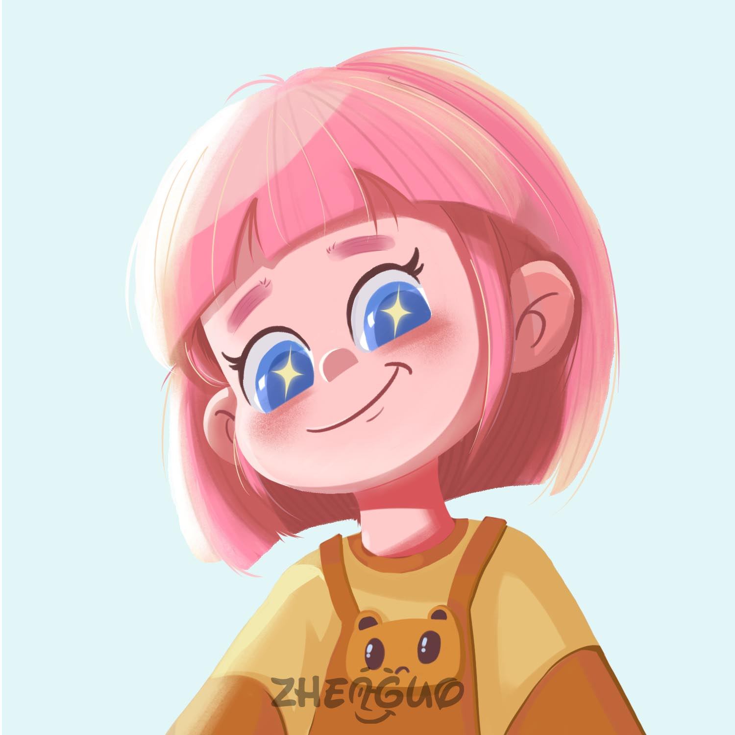 榛果原创插画-2020/2021头像绘制