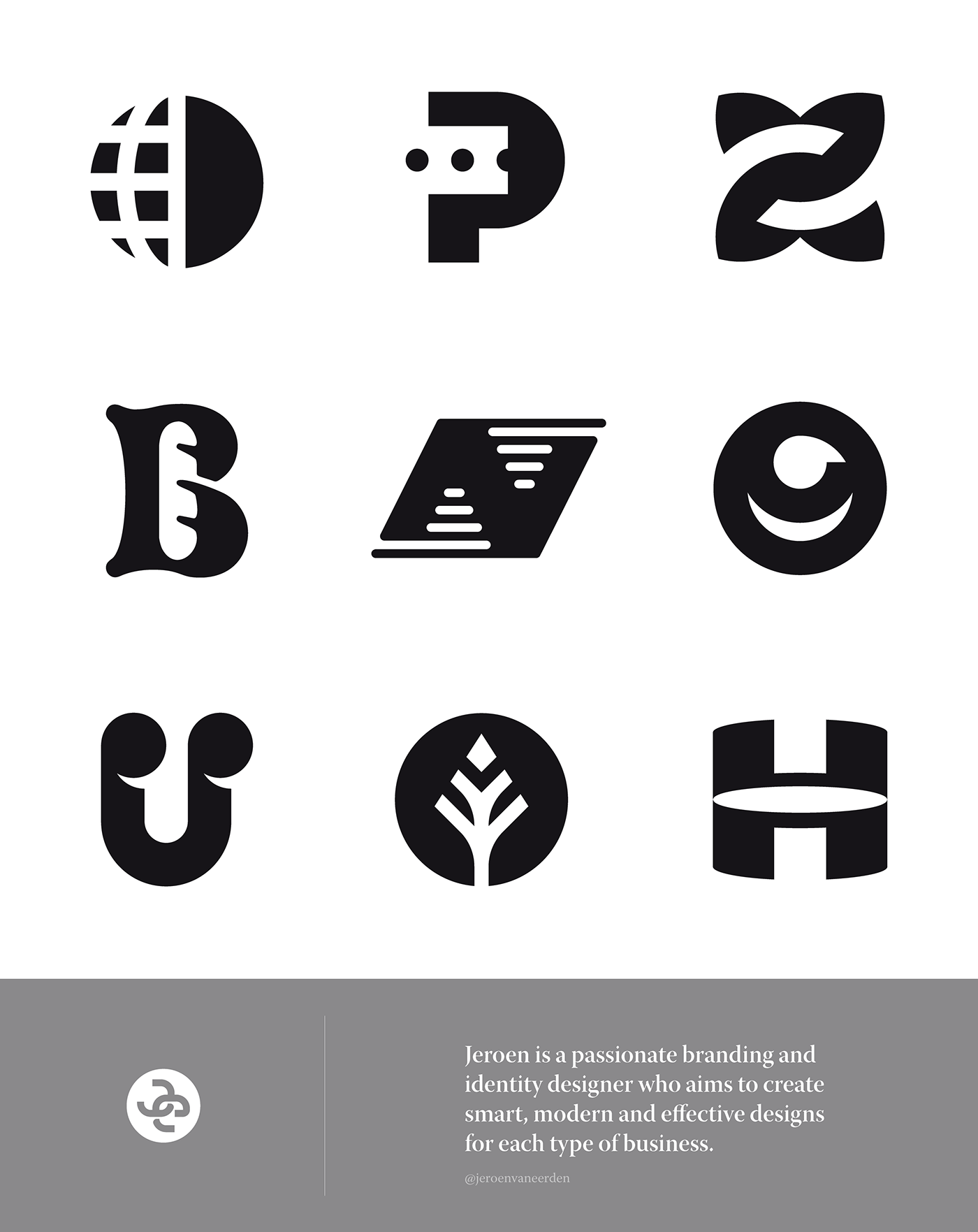 一组标志设计欣赏logo字体设计