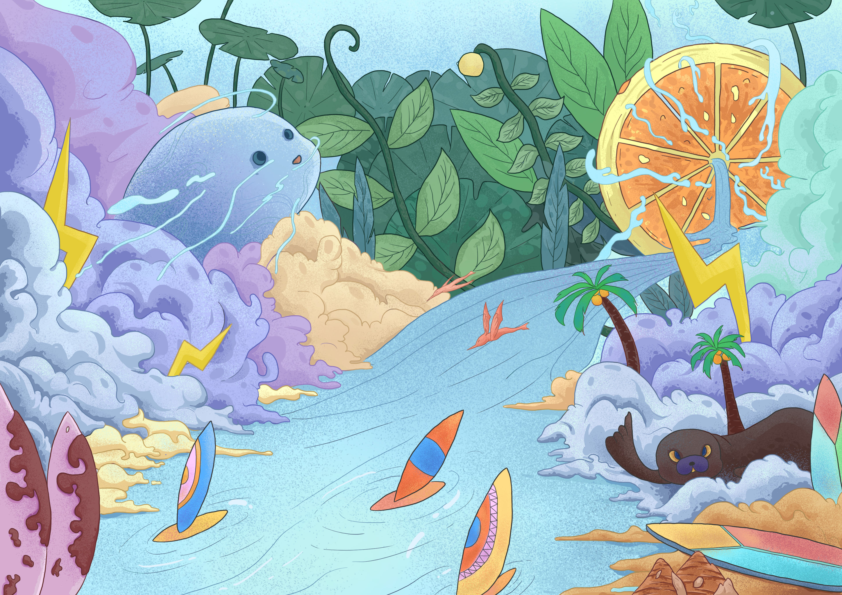 一叶子熬夜精华系列插图