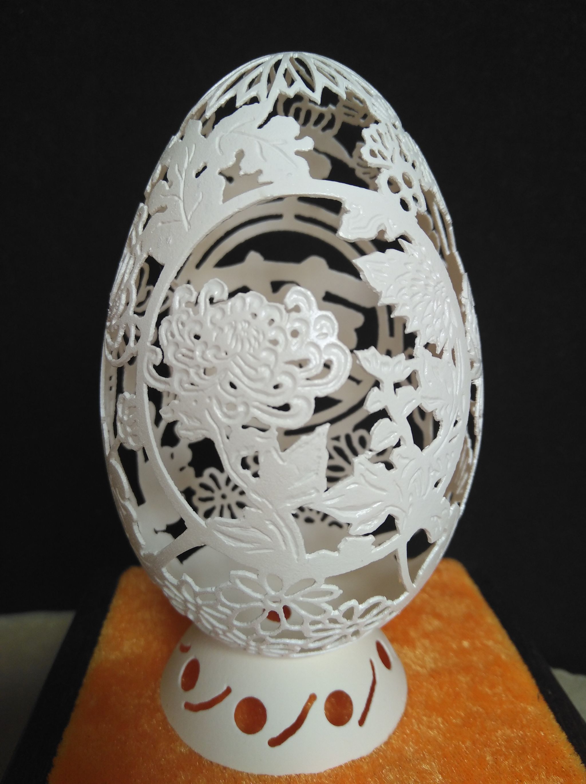 蛋雕,材料~鸡蛋壳,鹅蛋壳.