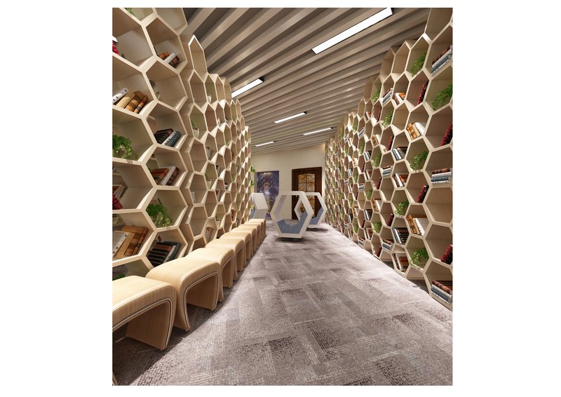 the bees sky city-蜂巢书店