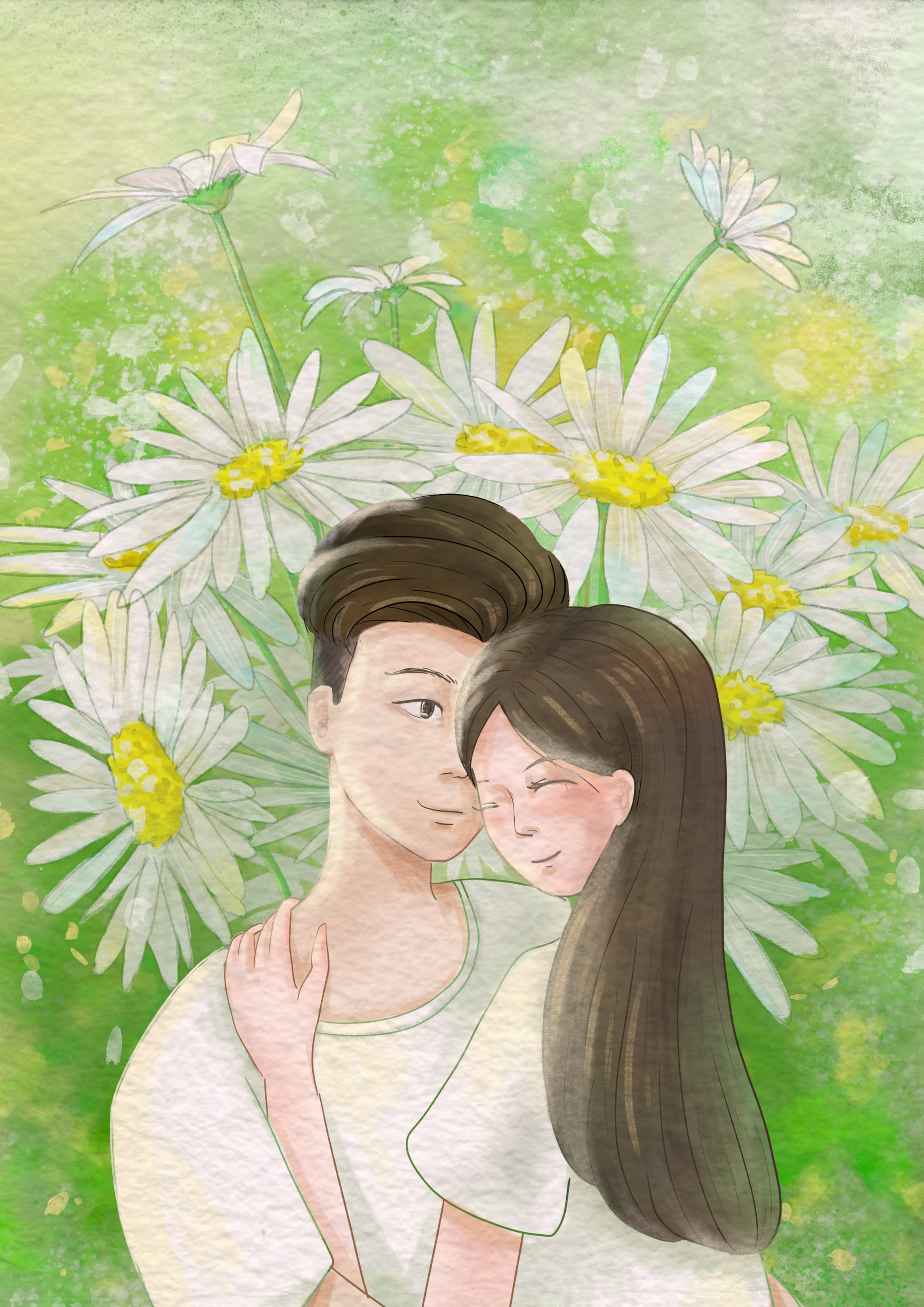 花下相拥 - 田夫野老 - 原创作品 - 视觉中国(shijueme)