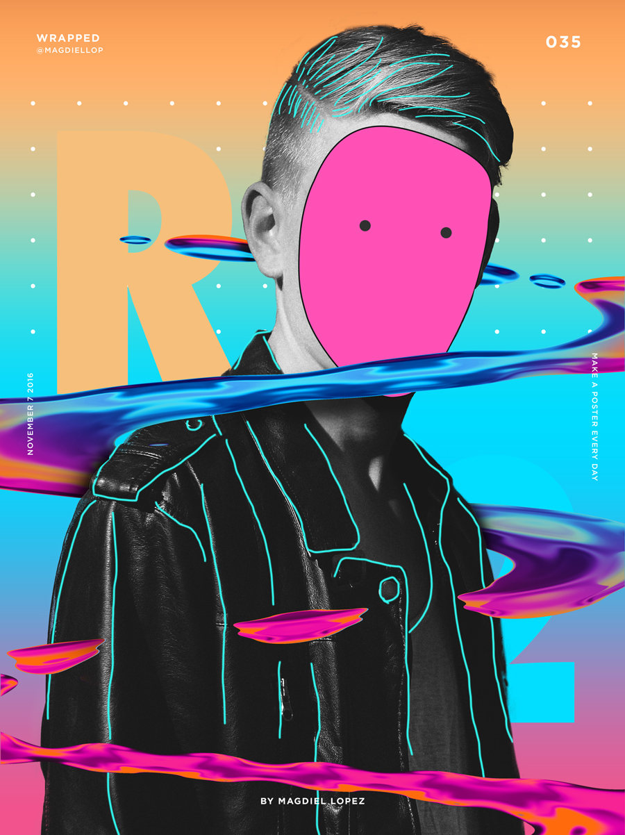 视觉设计师magdiel lopez.每天一练作品(二)