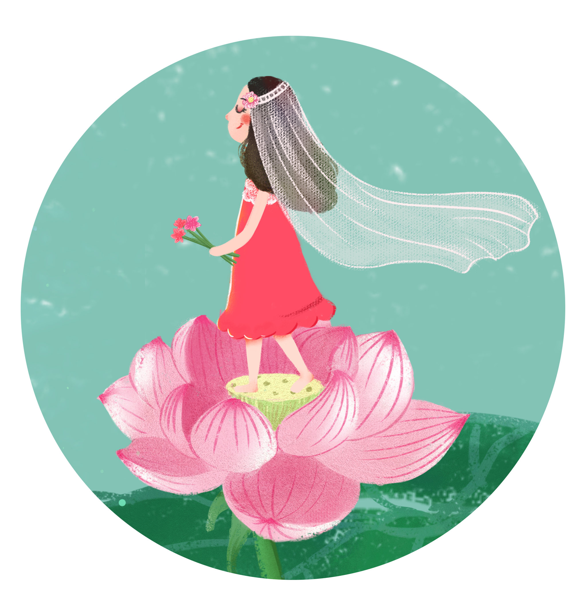 夏至—荷花 - 我不是迪拜公主 - 原创作品 - 视觉中国(shijueme)