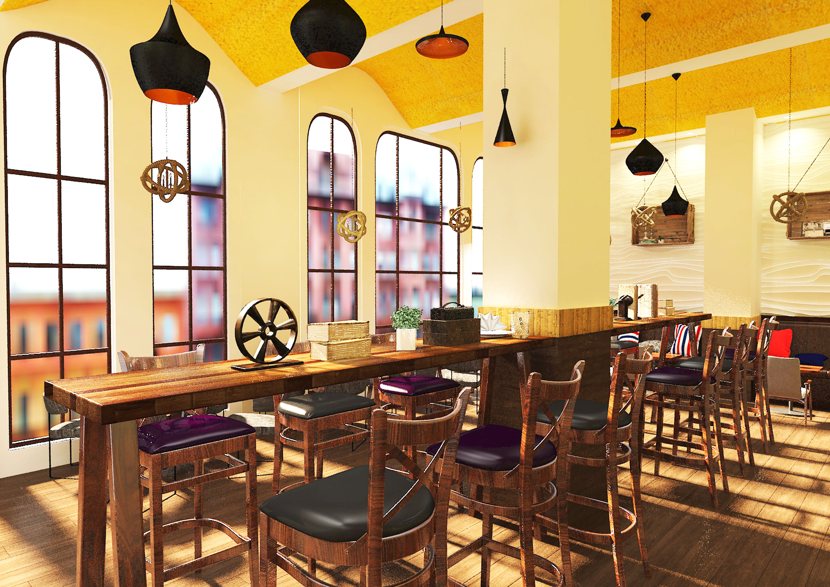 北欧印象主题咖啡厅设计