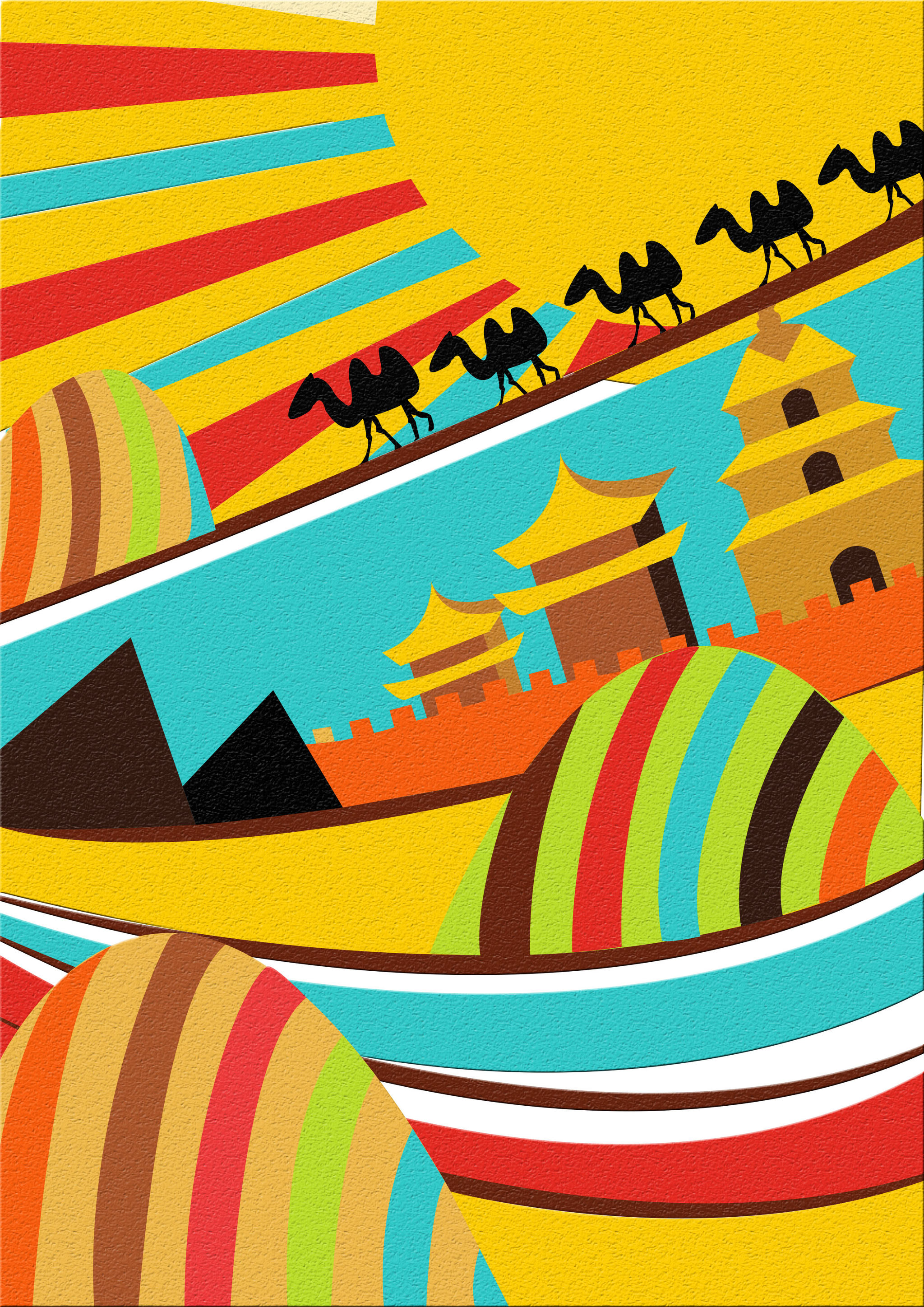 丝路- 猴哥哥gg-jaycn - 原创作品 - 视觉中国(shijueme)