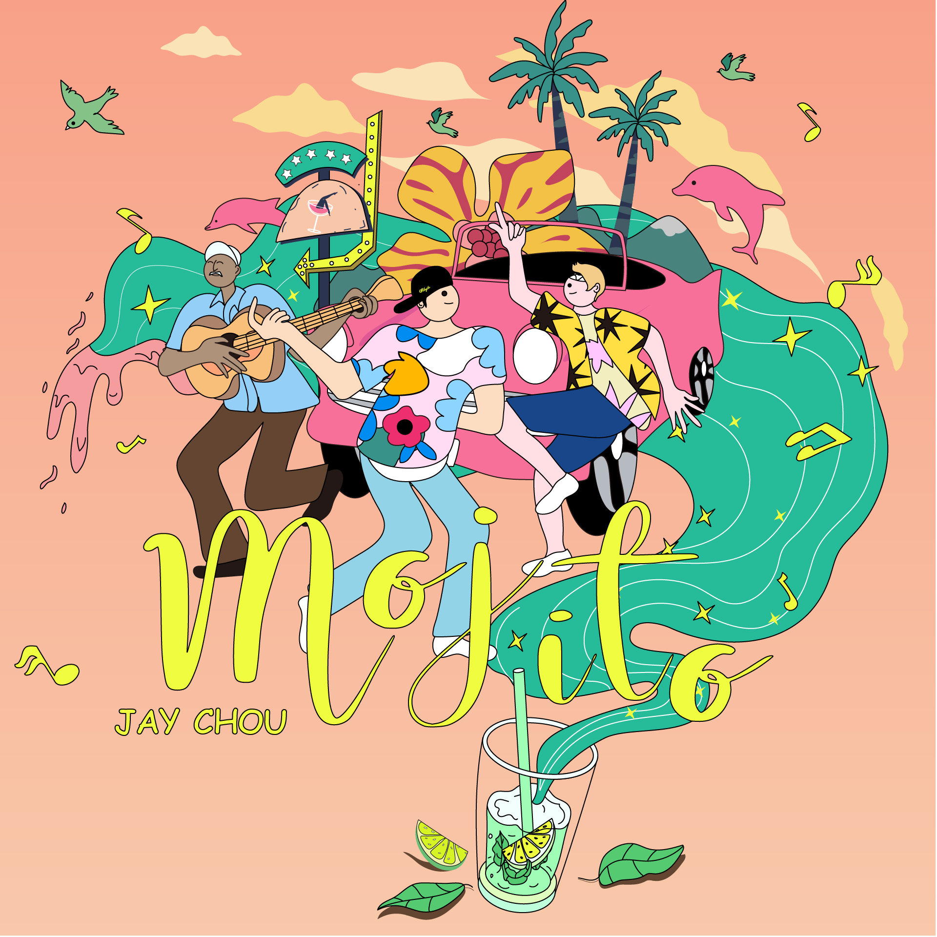 音乐专辑封面系列插画练习3