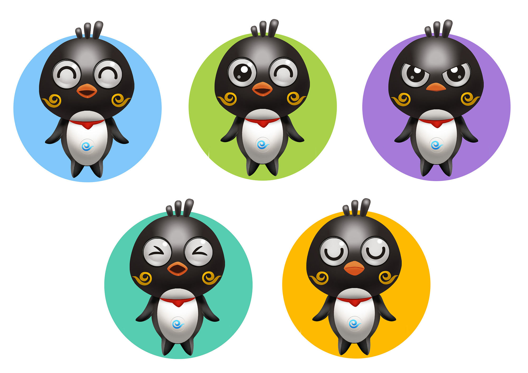 天翼生活吉祥物设计