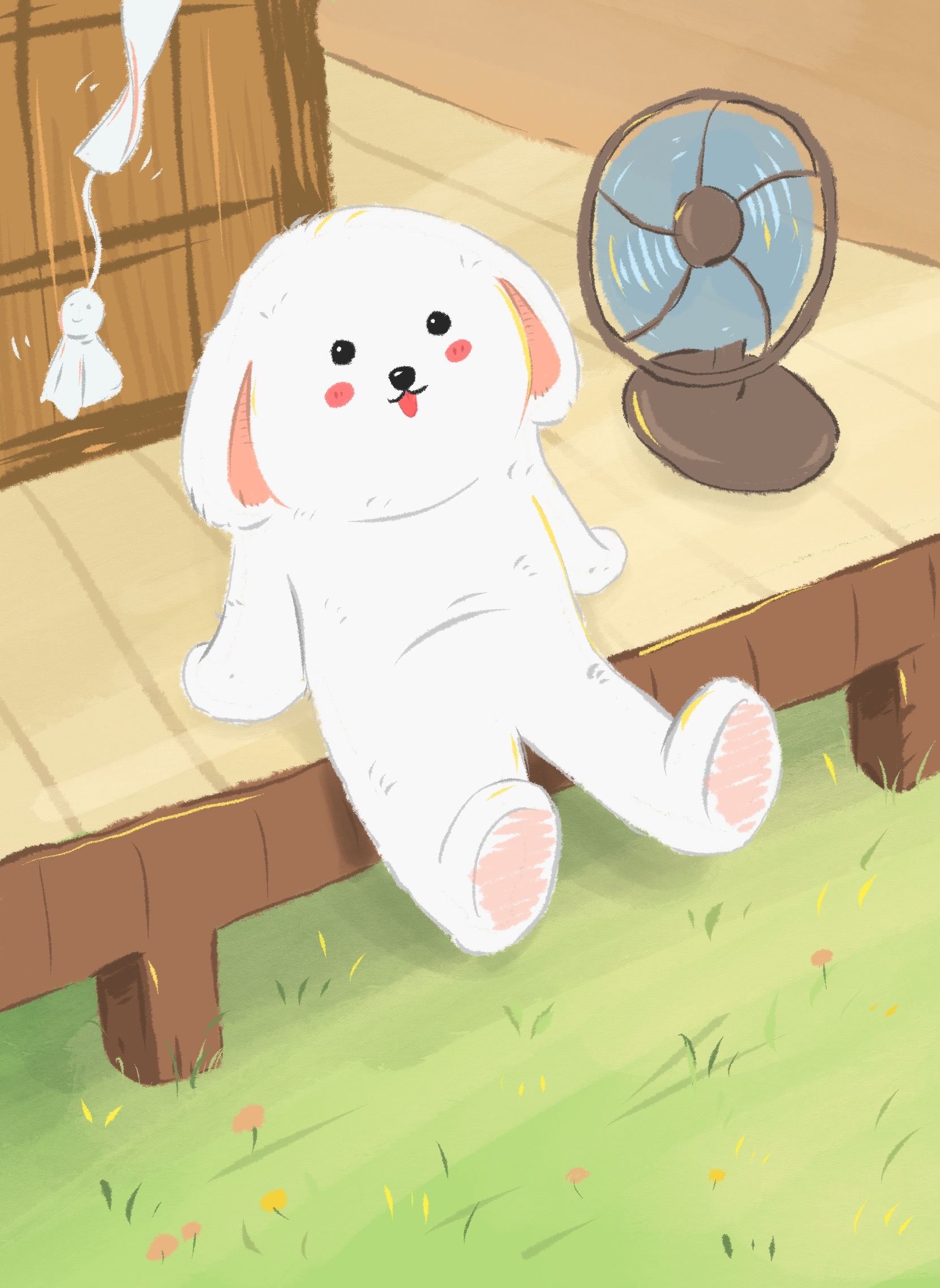 狗狗的凉快夏日