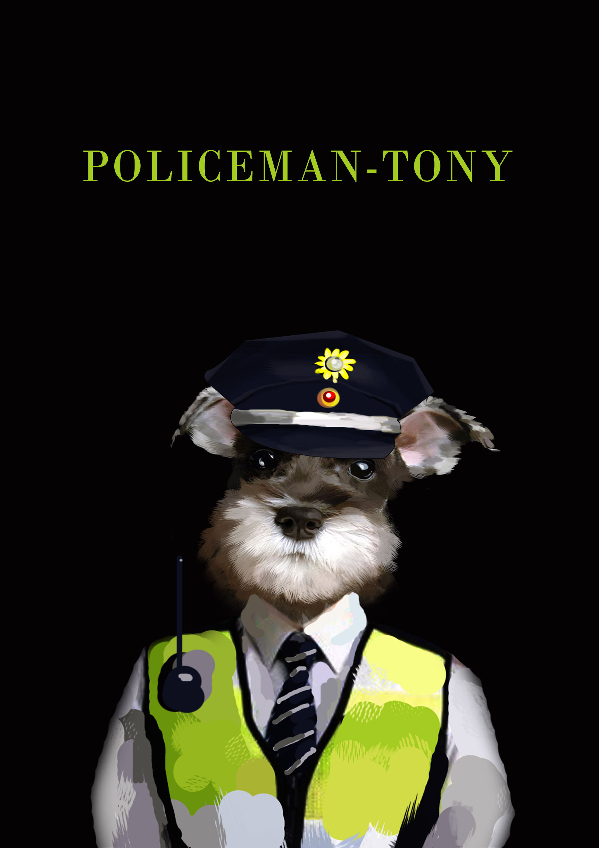 狗狗警官tony - 妮蒂菲菲 - 原创作品 - 视觉中国(shijueme)