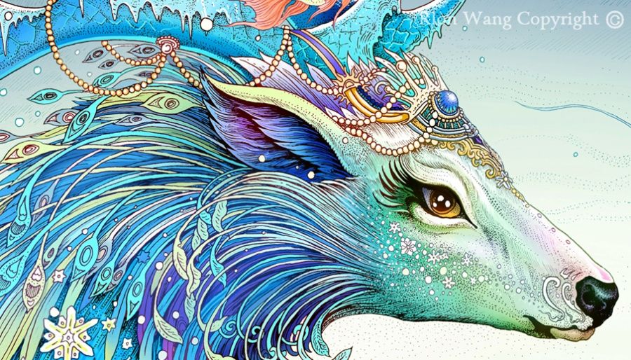 2015.成都麓湖年度插画之《冬鹿篇》