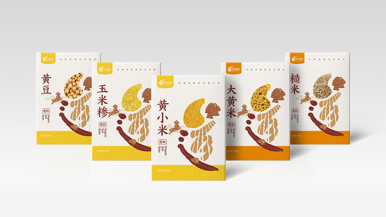 杂粮系列包装 视觉中国设计师社区
