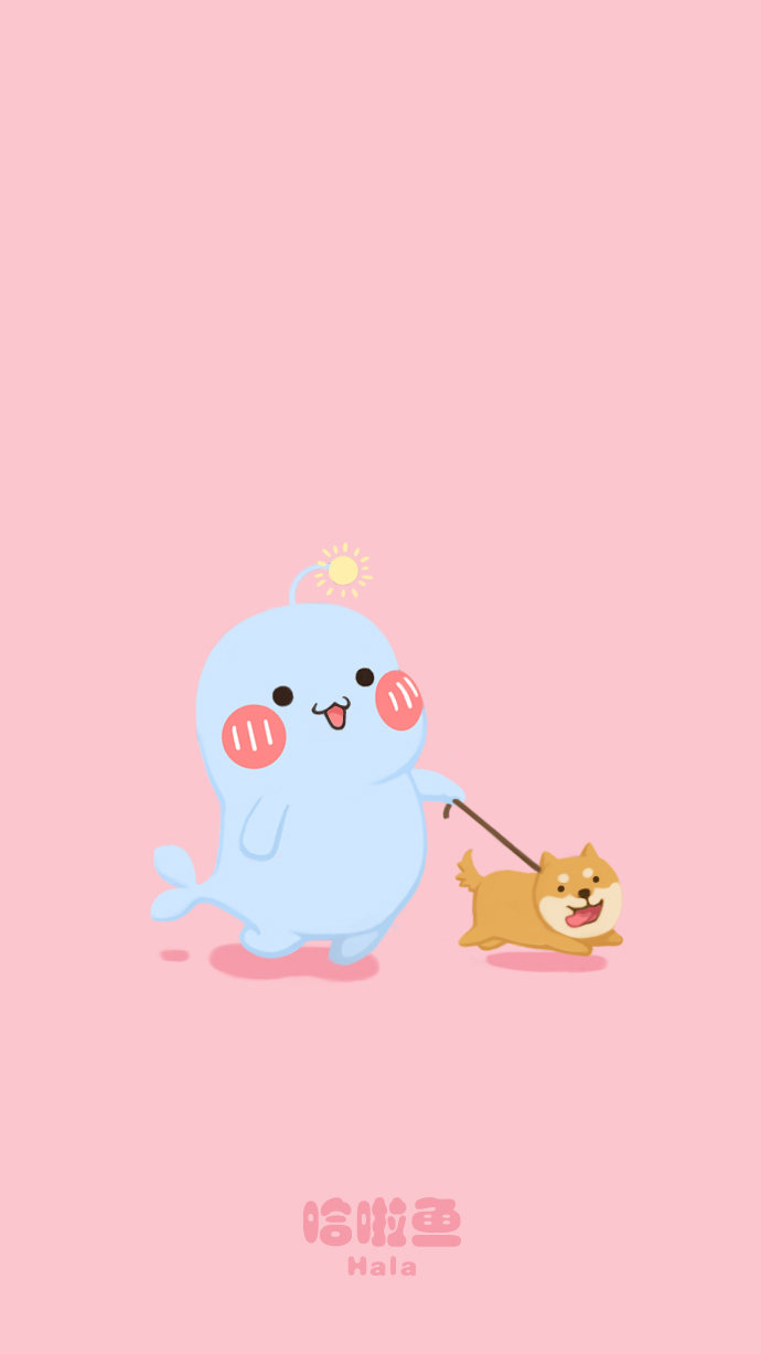 哈啦鱼手机壁纸
