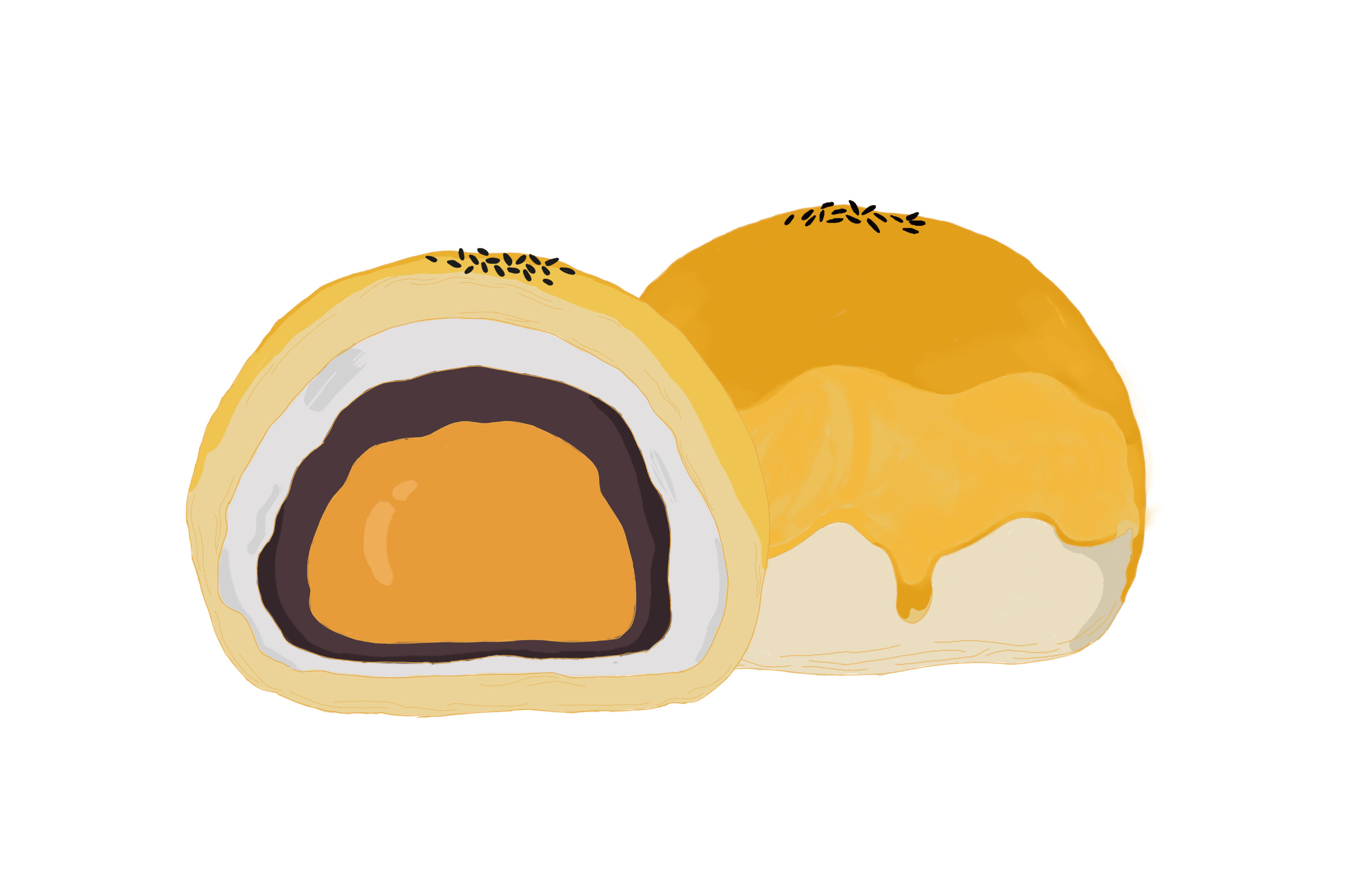 经典蛋黄酥 插画  - 商业插画 |   上传时间: 2020-09-23 09:30 0 为