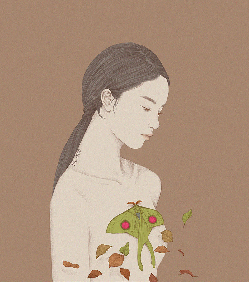 韩国插画师heojiseon的插画欣赏