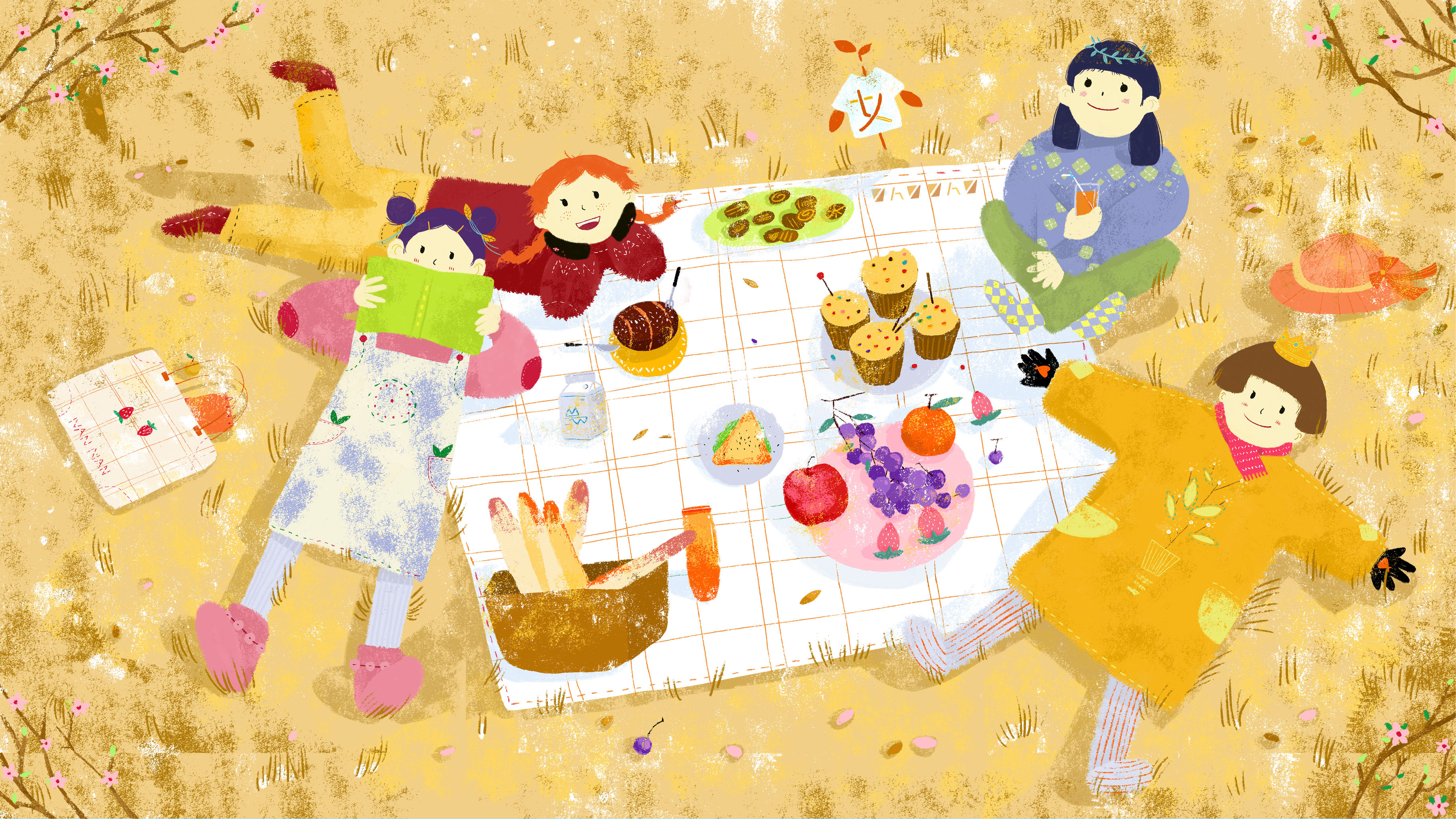 野餐啦 - 阿拎 - 原创作品 - 视觉中国(shijueme)