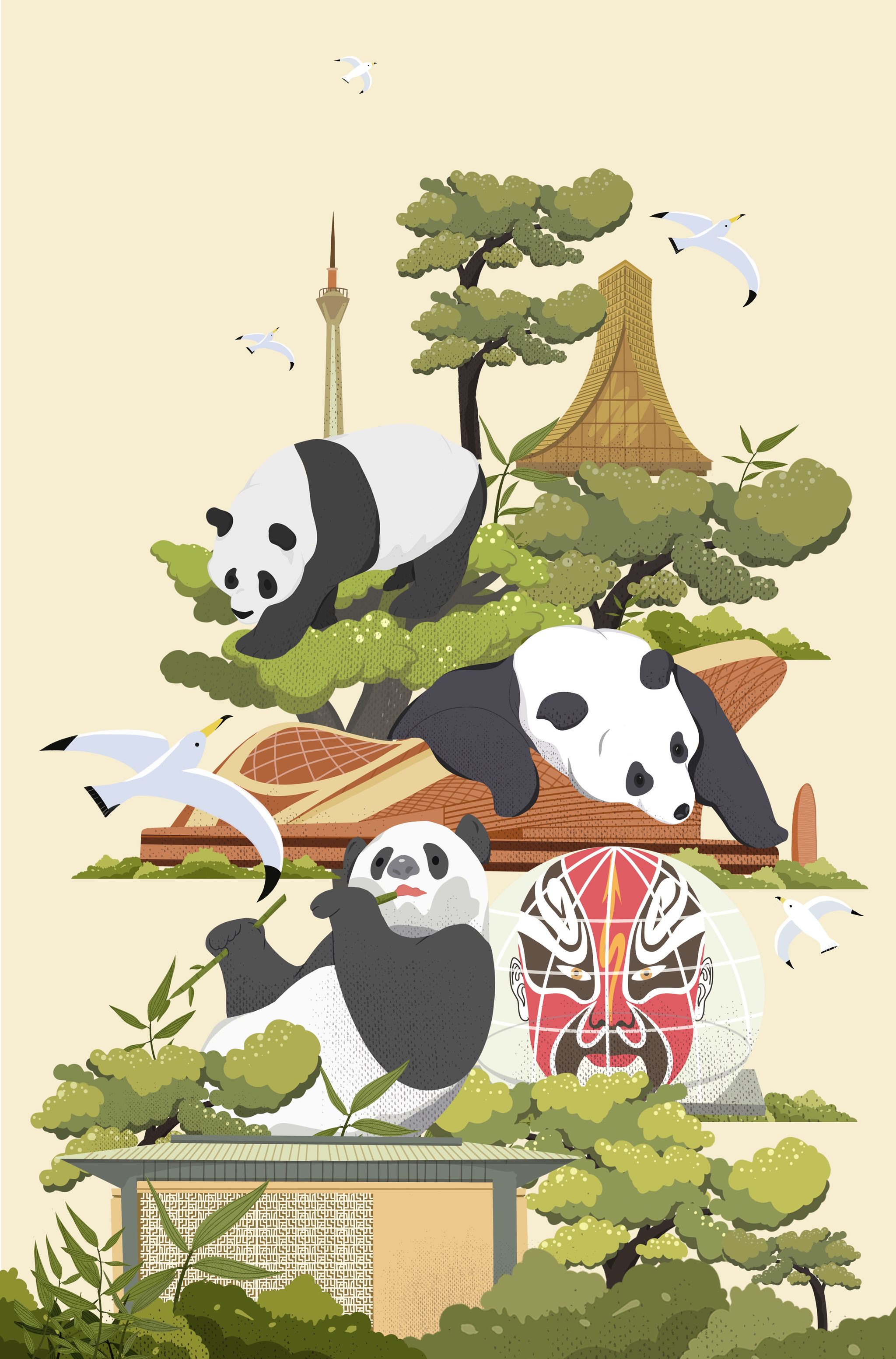 魅力四川 - 西柚theo - 原创作品 - 视觉中国(shijueme)