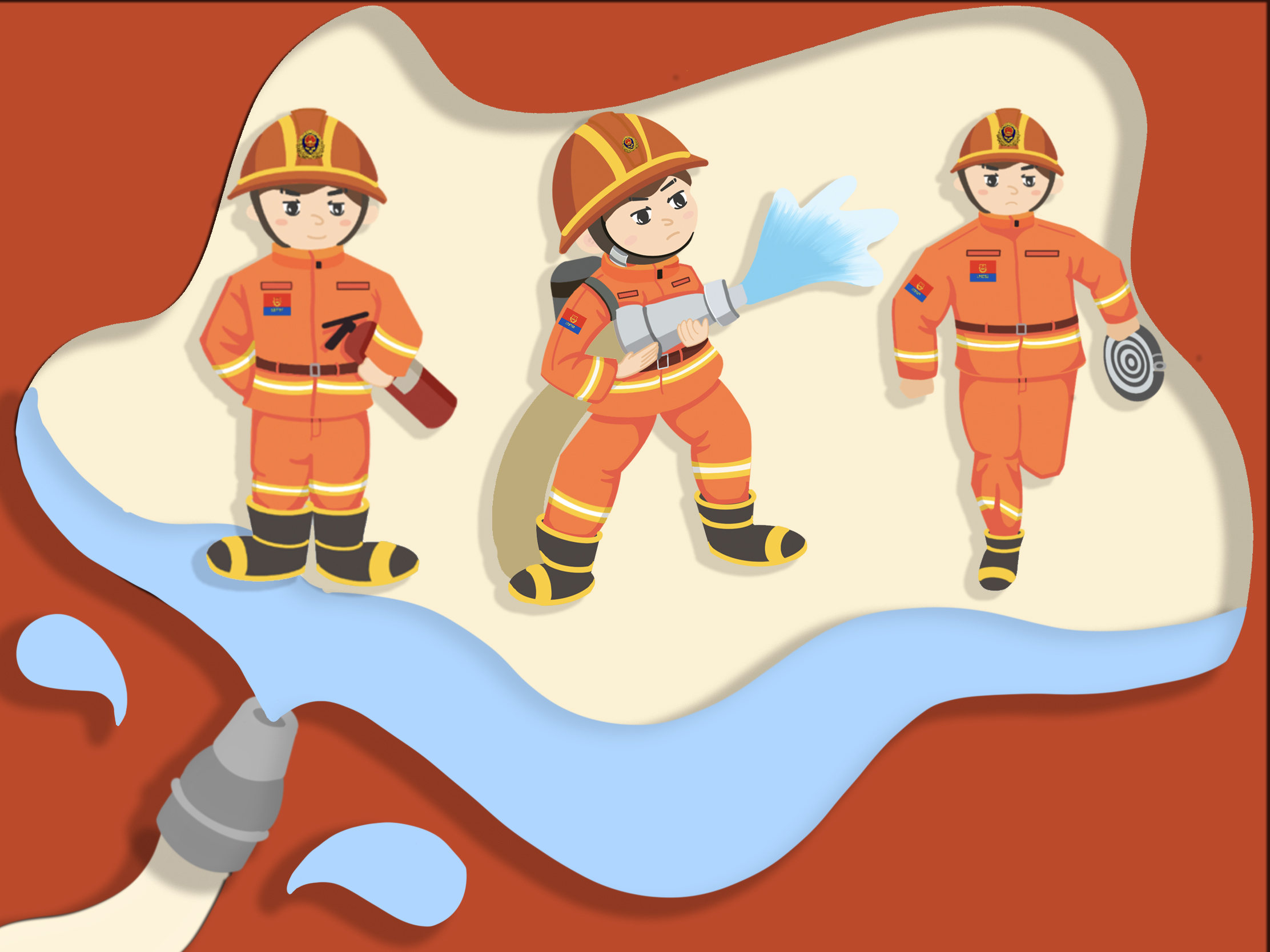 firefighters - 甯 - 原创作品 - 视觉中国(shijueme)