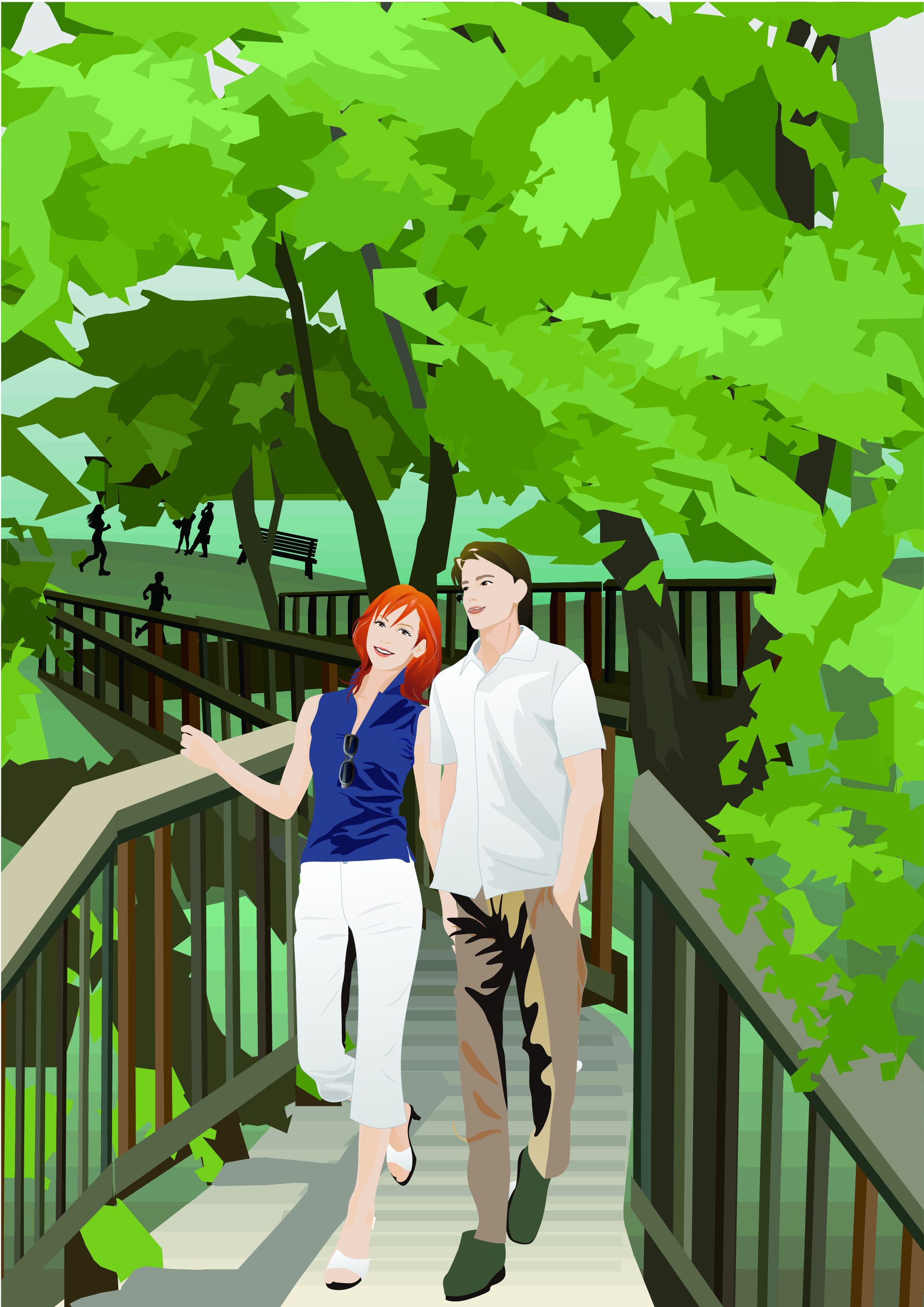 散步情侣 - dead child - 原创作品 - 视觉中国(shijueme)