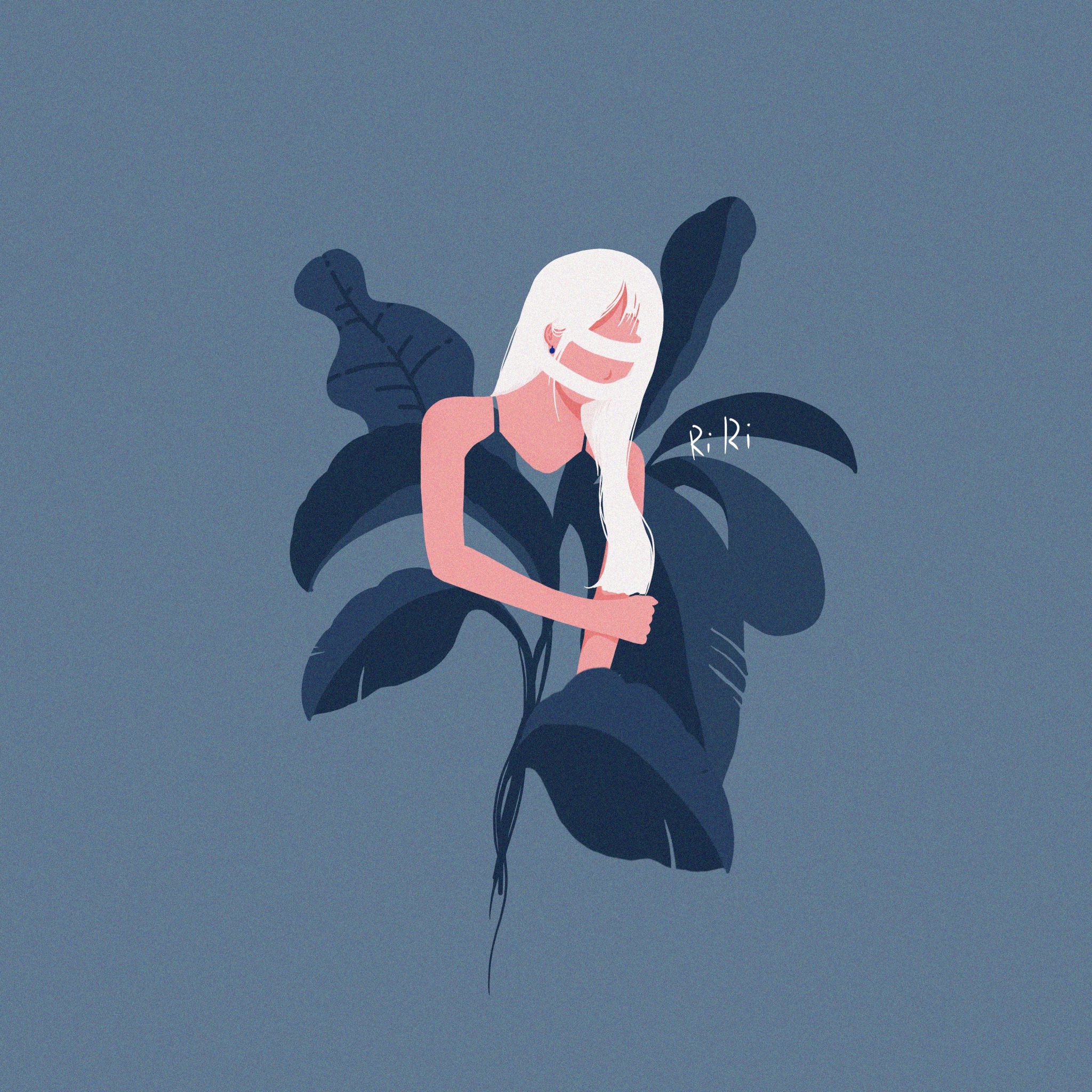 扁平风人物插画