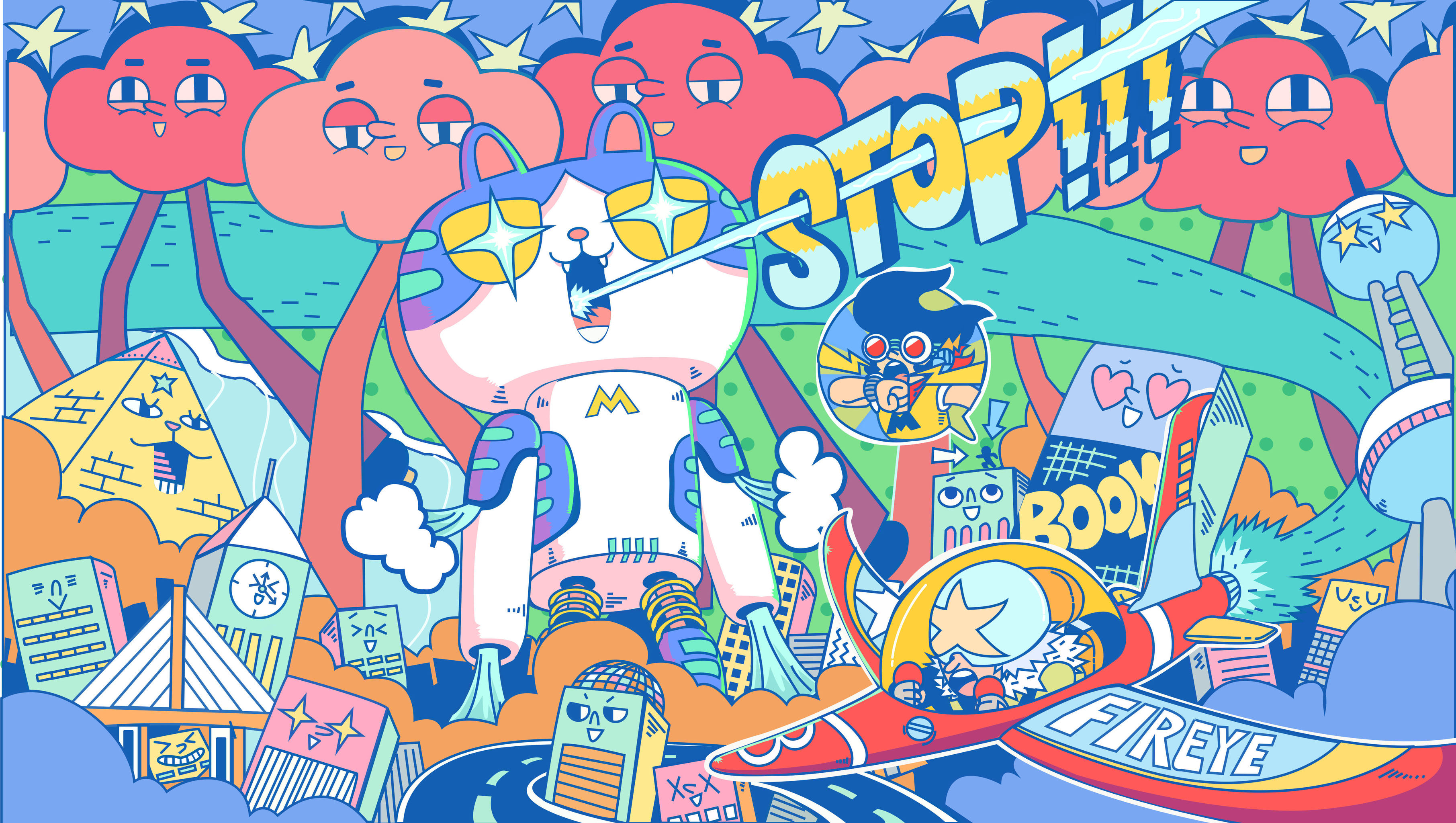 创意插画ai制作 - 琥宝宝 - 转载作品 - 视觉中国(爱视觉)