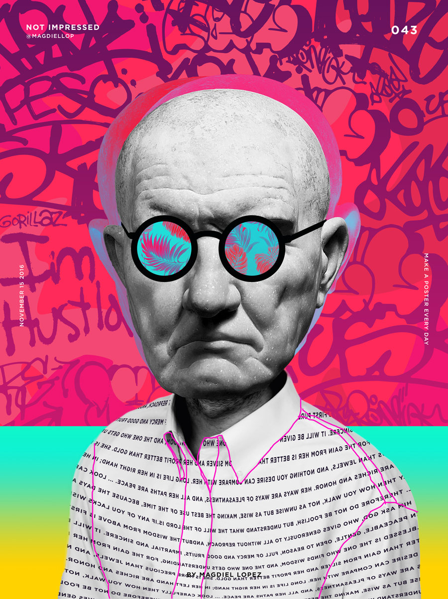 视觉设计师magdiel lopez.每天一练作品(二)