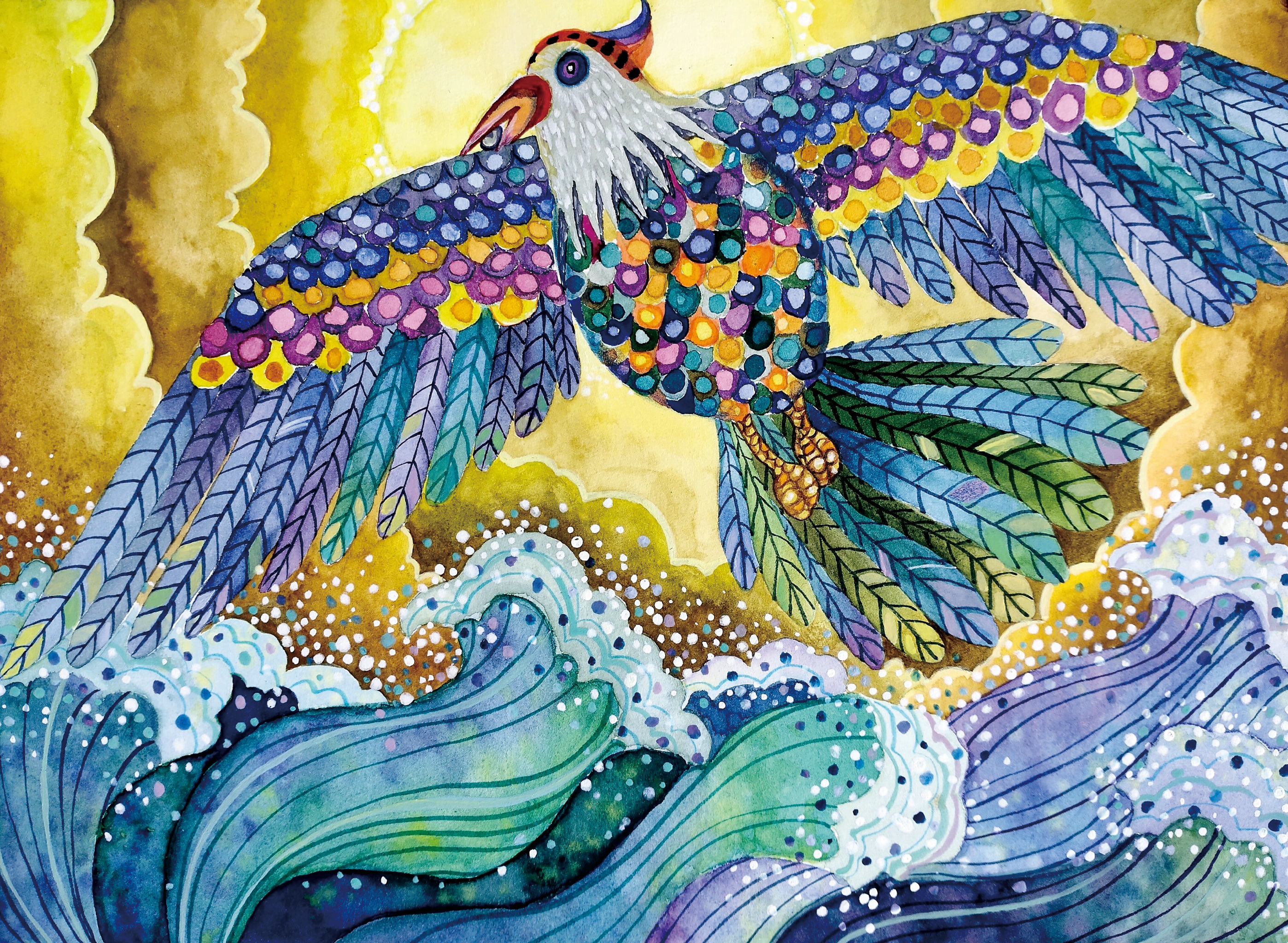 《精卫填海》/原创